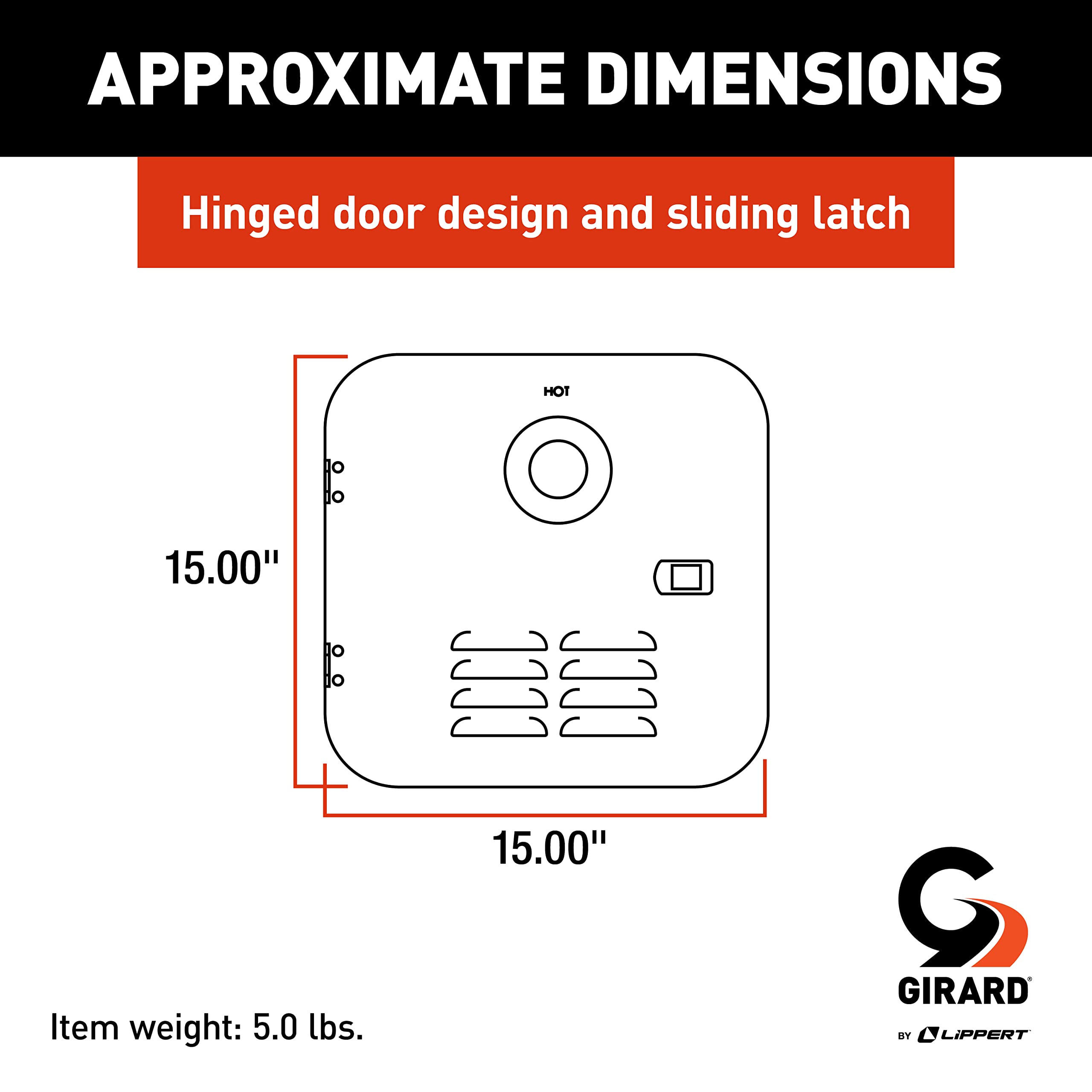Girard Products Llc 2Gwhdb Door Kit For Gswh-2 New Installation