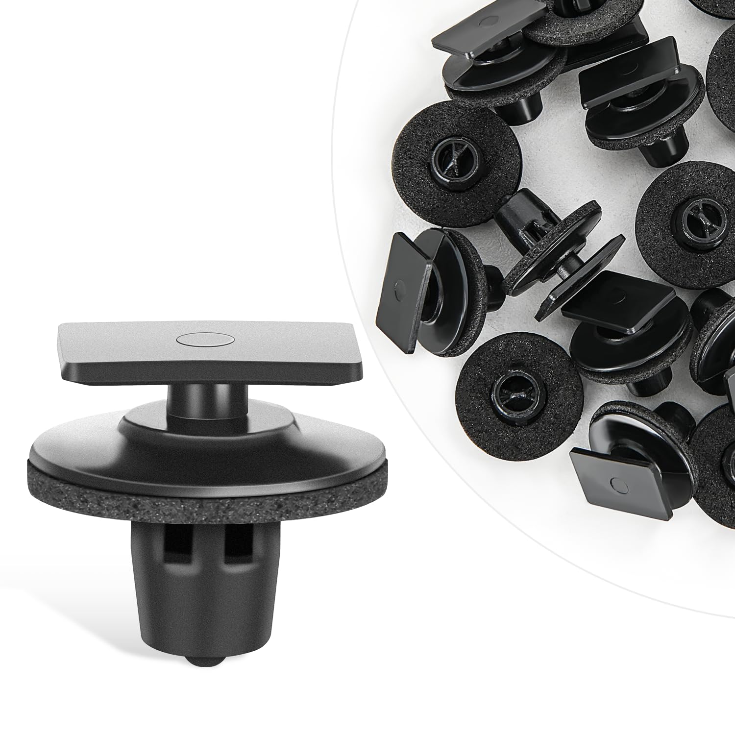 Gooacc 25Pcs Rocker Panel Moulding Clips With Sealer Compatible With Nissan Infiniti 76882-Eg01A Altima Juke M35 M45