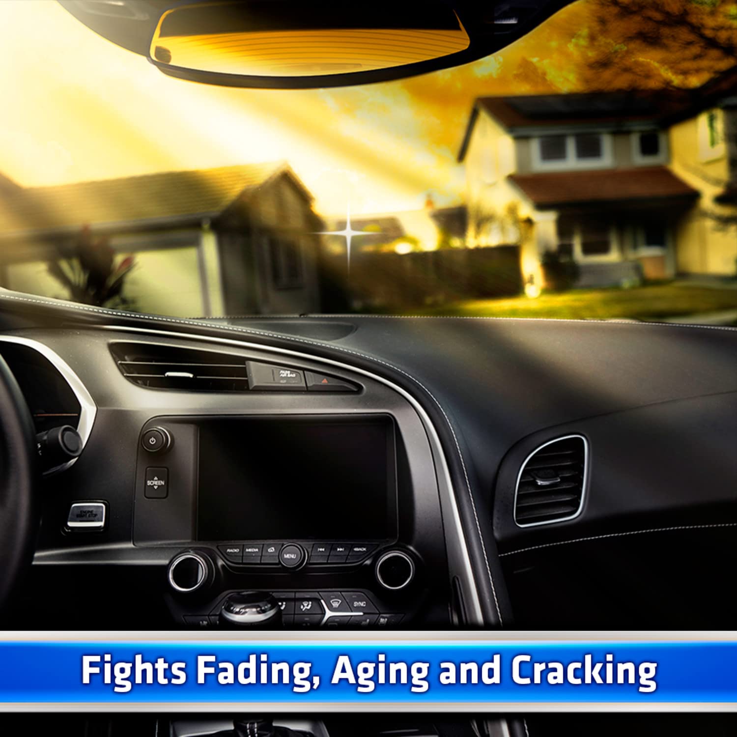 Armor All Car Air Freshener and Cleaner - Odor Eliminator and Protectant for Cars & Truck, Cool Mist, 16 Fl Oz Spray Bottles, Pa