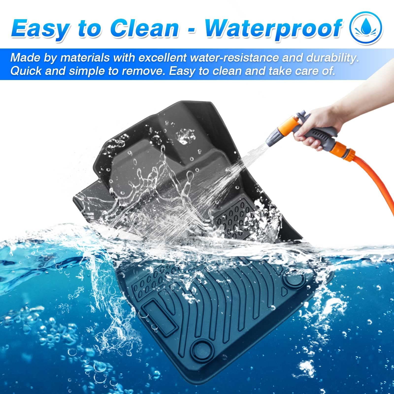 Cartist Floor Mats Custom Fit For Ford Maverick 2022 2023 2024 2025 (Not Fit Hybrid) All Weather Floor Liners 3D Front & 2Nd Row