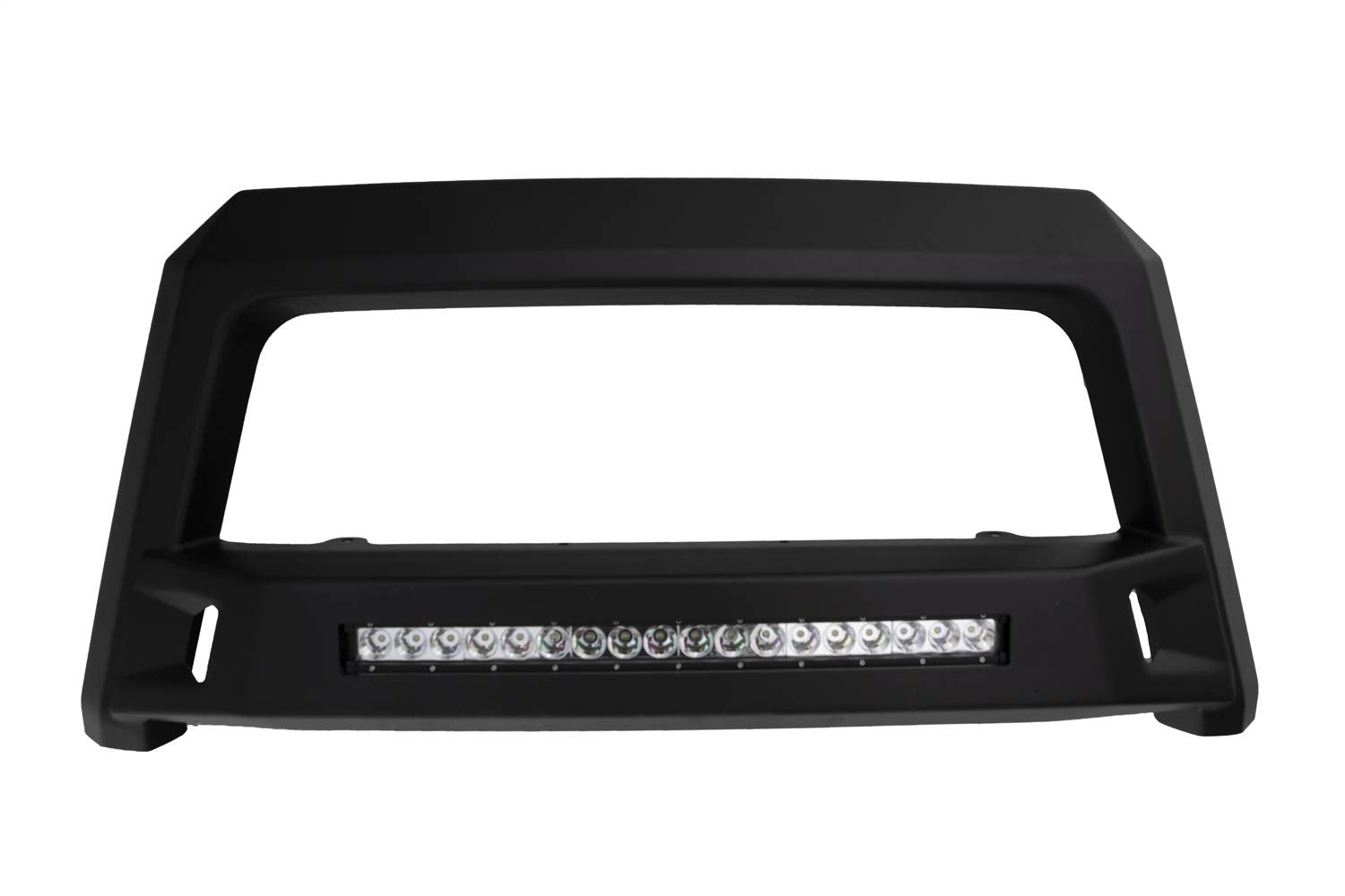 Lund 86521205 Revolution Bull Bar With Integrated Led Light Bar, Black Steel For 2010-2018 Dodge Ram 2500/3500