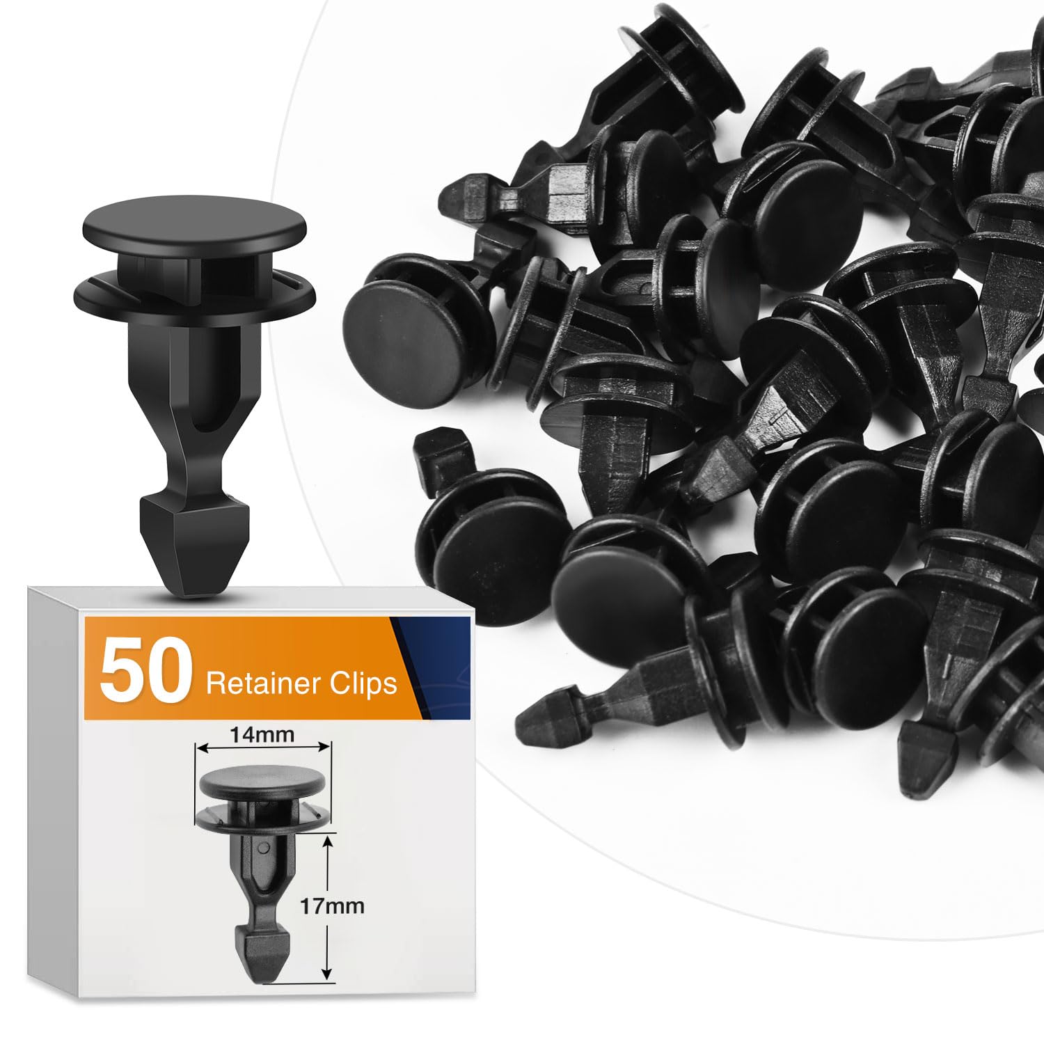 Gooacc 50 Pcs Engine Cover Retainer Clip For Honda Acura Oem Replacement 91547-Tz5-A02 Honda Odyssey Pilot Ridgeline Acura Mdx R