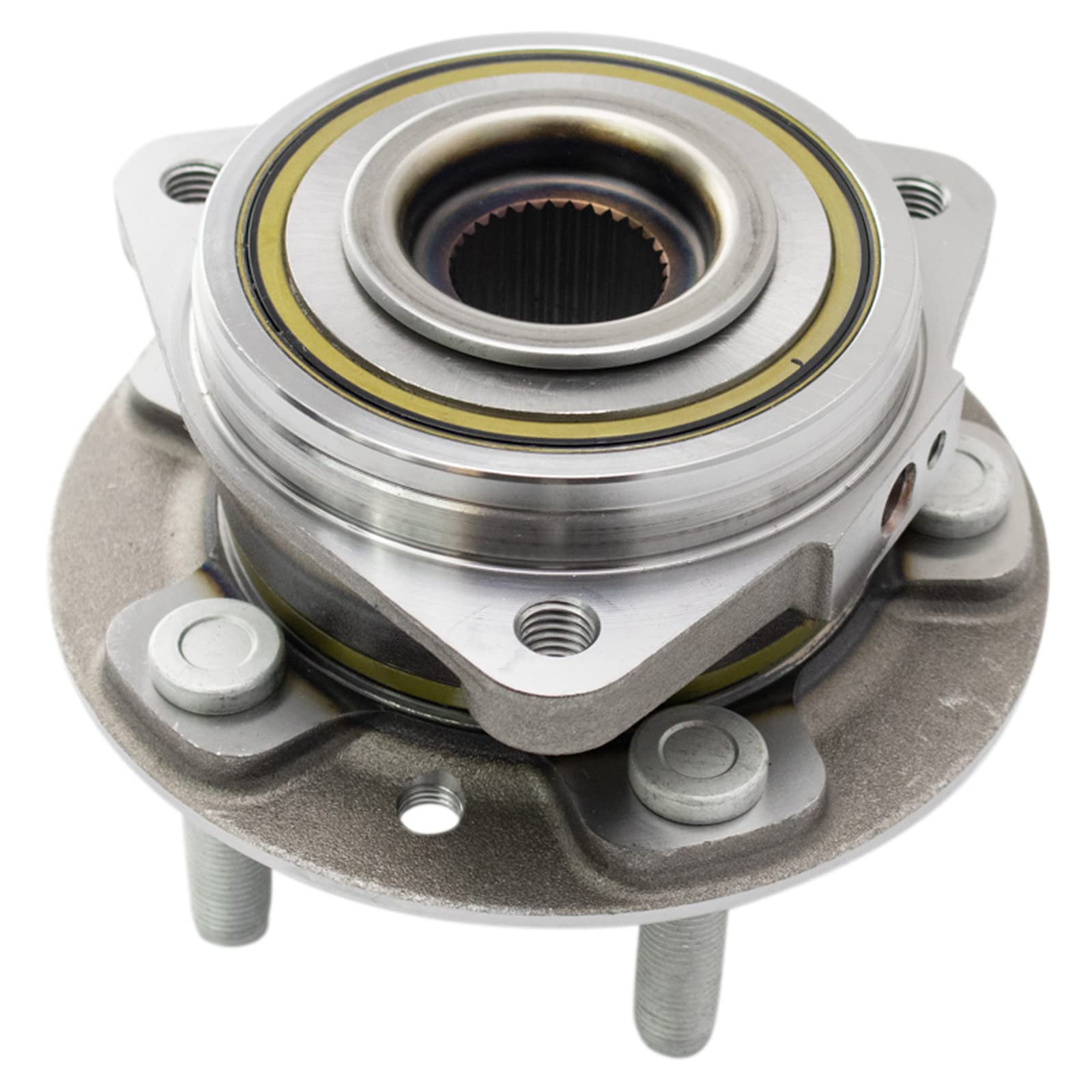 Trq Front Left Right Wheel Hub Bearing Assembly Driver Passenger Side Compatible With 2020-2023 Jeep Gladiator 2018-2023 Wrangle