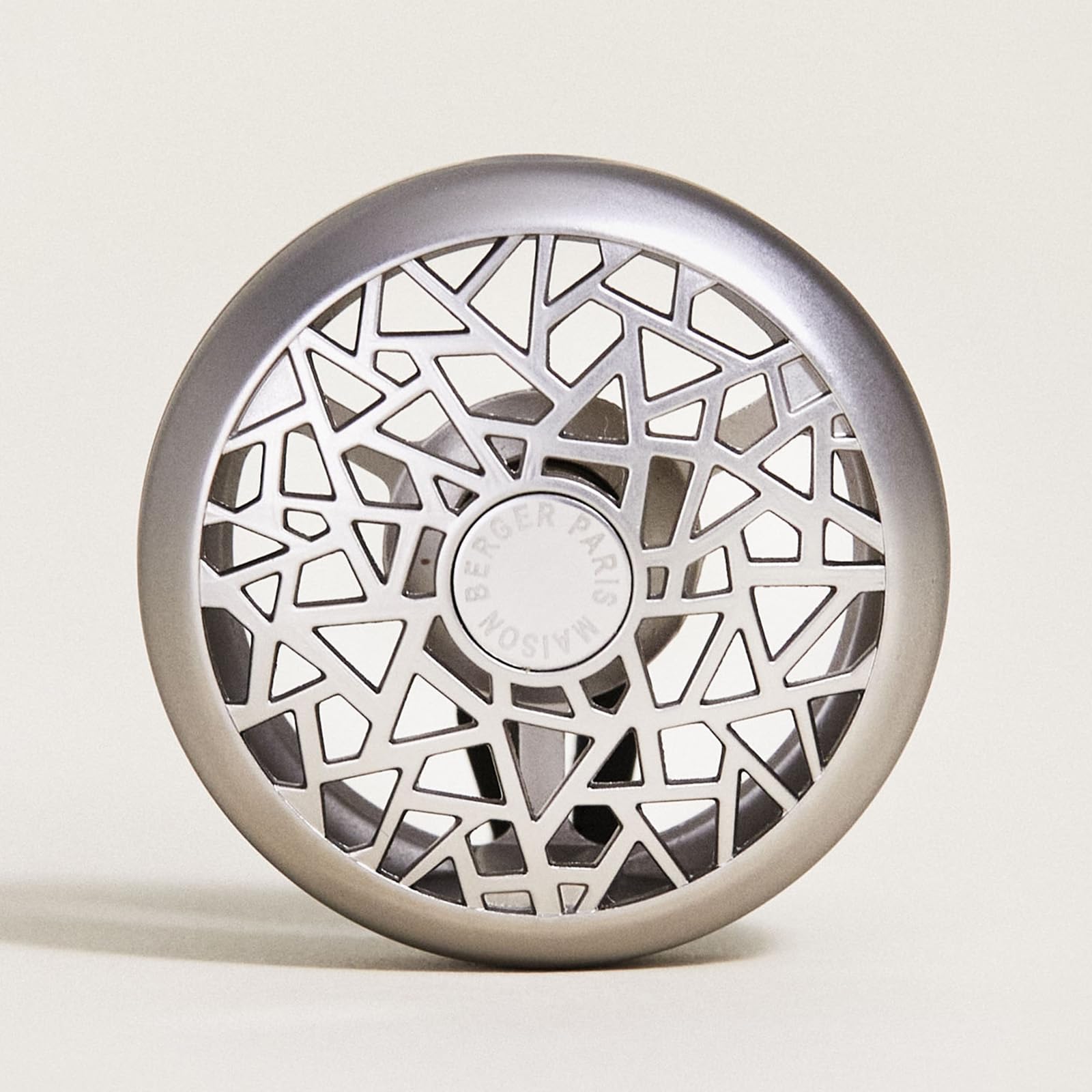 Maison Berger - Refillable Car Air Freshener Vent Clip Diffuser Set - 1.75'' Diameter X 1.25'' Depth - Made In France (Graphic M