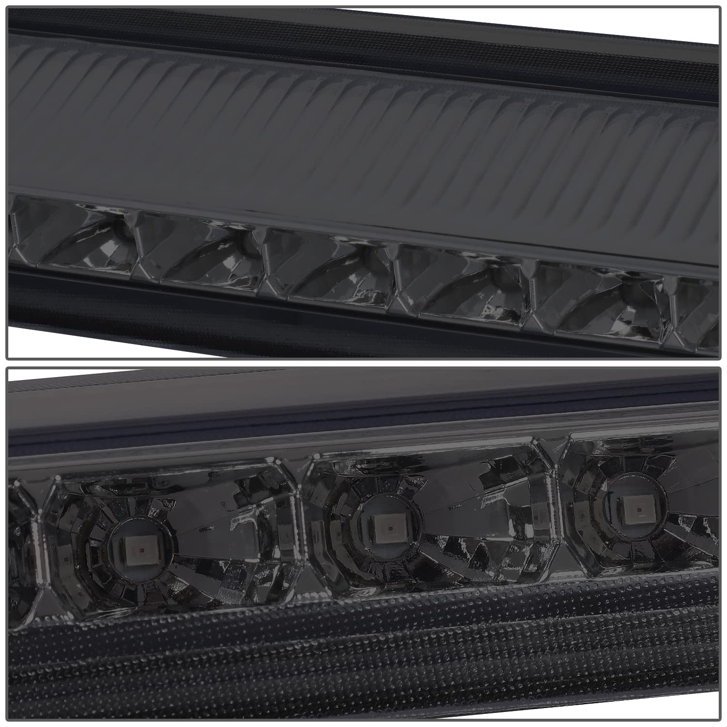Dna Motoring 3Bl-Fm99-Led-Sm Smoked Lens Led High Mount 3Rd Third Brake Light [Compatible With 99-04 Ford Mustang]