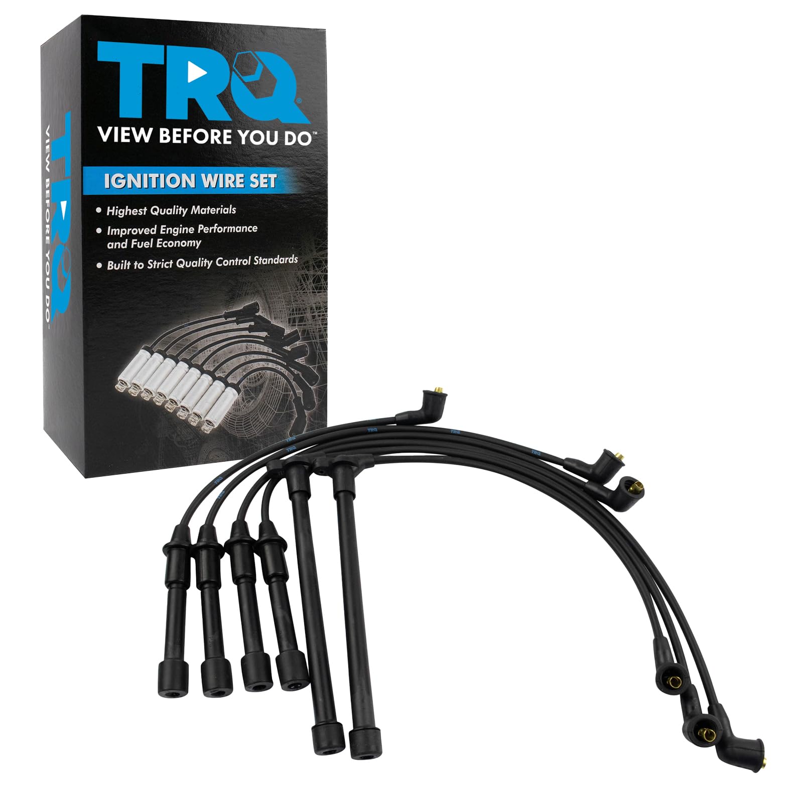 Trq Ignition Spark Plug Wire Kit Set For Nissan Pathfinder Xterra Frontier Infiniti Qx4 3.3L