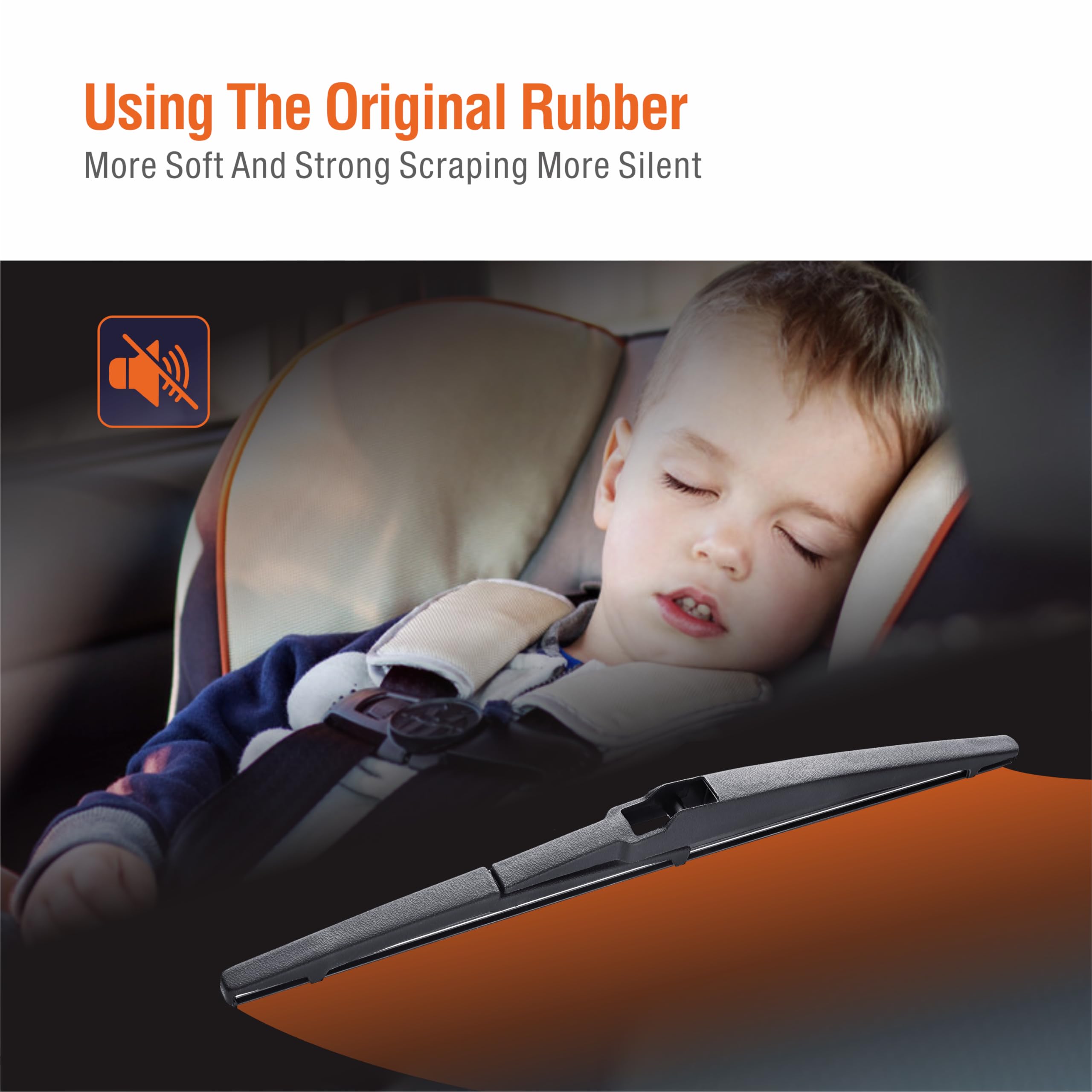 11 Inch (11-A) Rear Wiper Blade Replacement For Jeep Grand Cherokee 2022-2014 /Toyota Matrix 2008-2003/Kia Rio 22-12 Sorento 15-