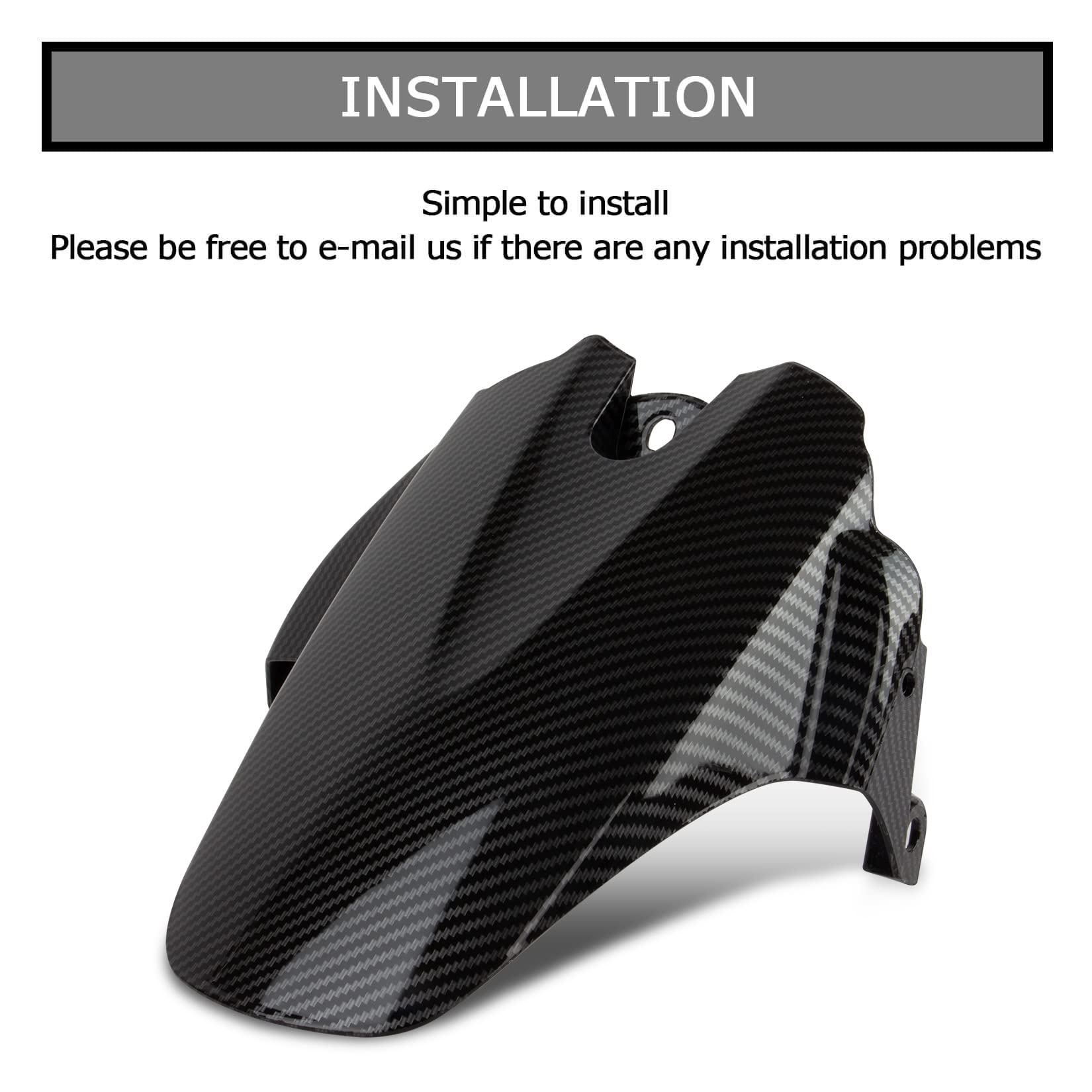 Rear Fender Mudguard Tire Hugger For Suzuki Gsxr600 750 K6 K8 2006-2010 (Carbon Fiber Painted)