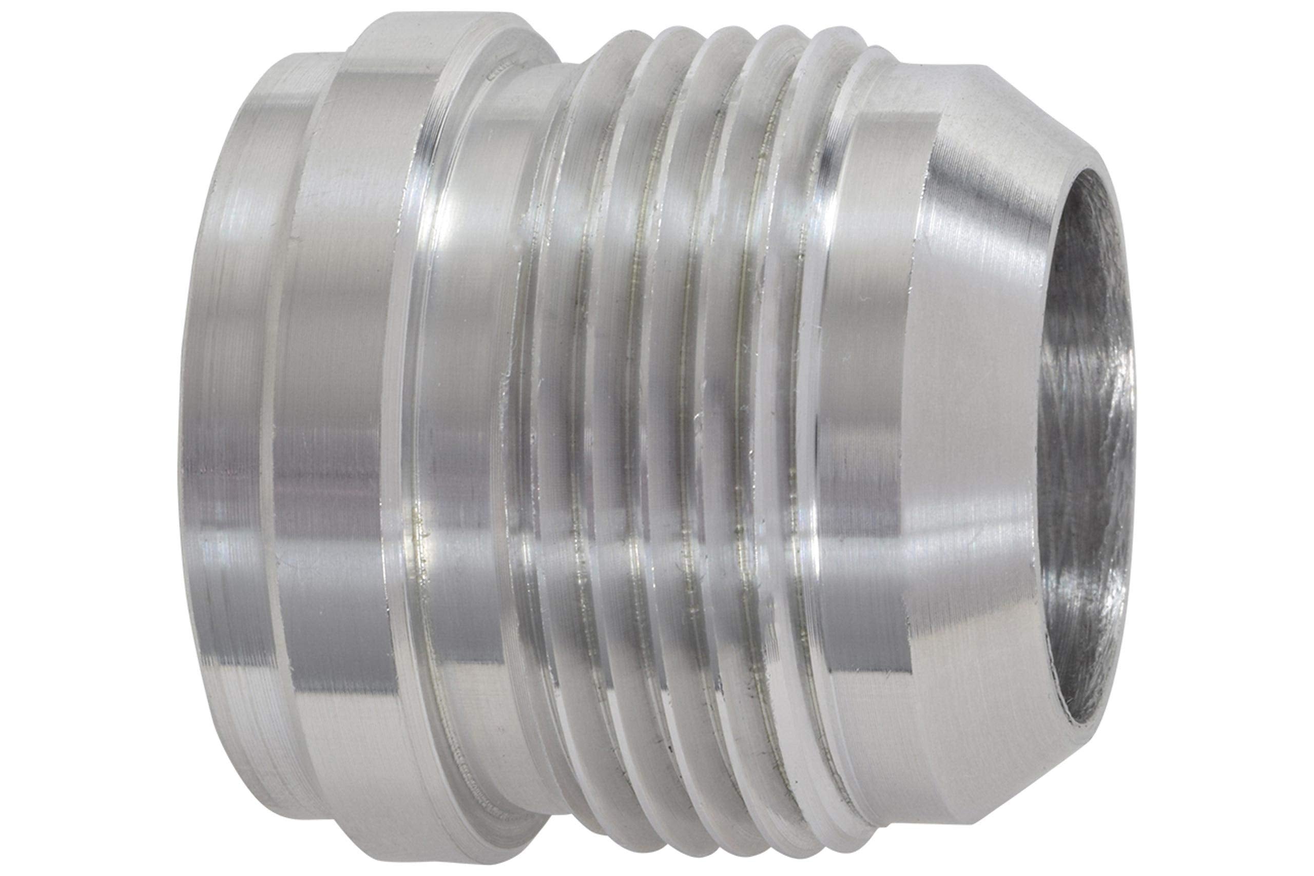 ICT Billet Aluminum -16AN Weld On Bung Male Hose End Nipple Weldable 16 AN Flare Thread Connector Fluid Designed & Manufactured 
