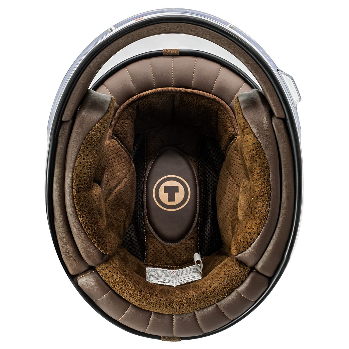 Torc T1 Unisex-Adult Retro Full Face Motorcycle Helmets, Gloss Grey, Large