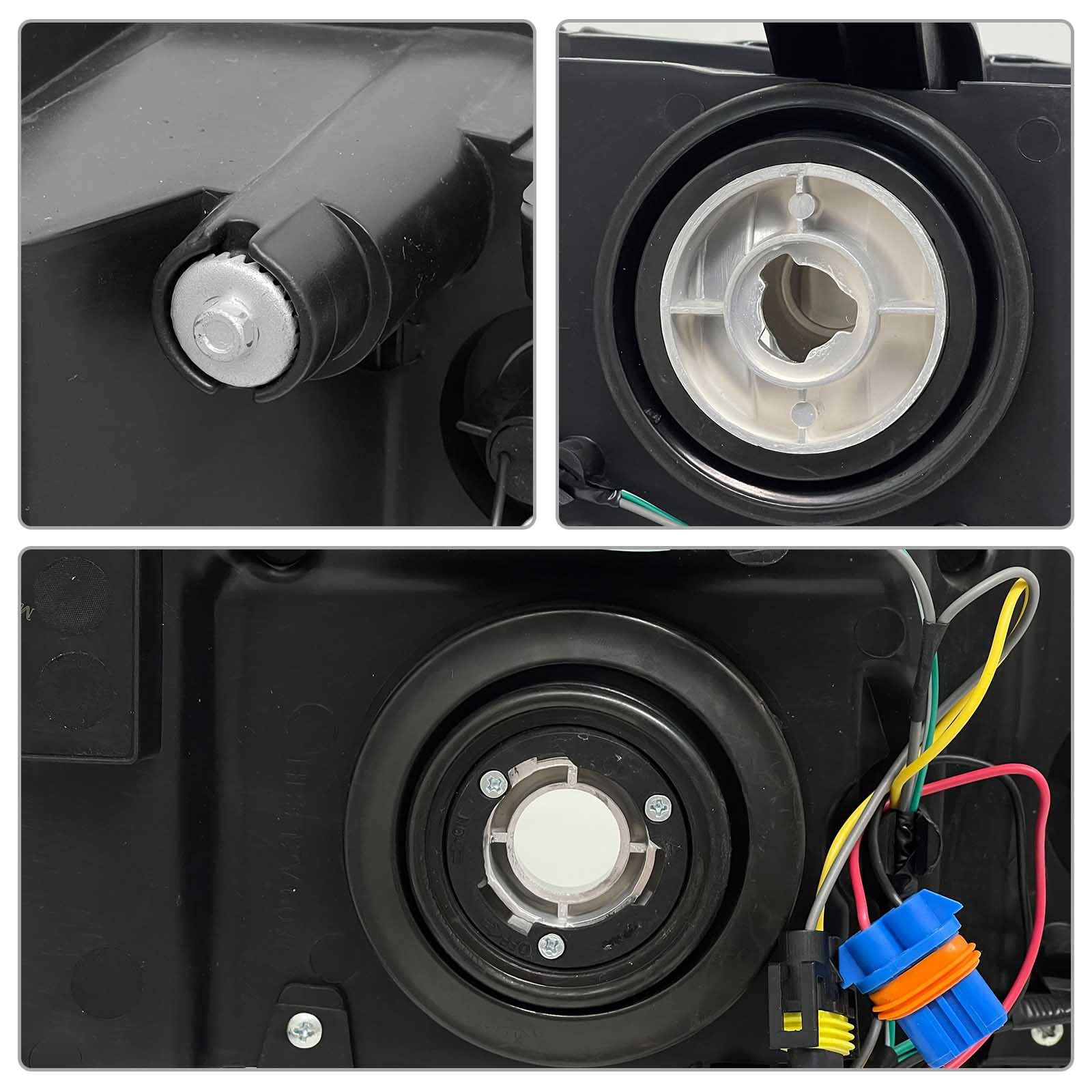 Adcarlights For 2007 2008 2009 2010 2011 2012 2013 2014 Sierra Headlight Assembly Compatible With 07-13 Gmc Sierra 1500/07-14 Gm