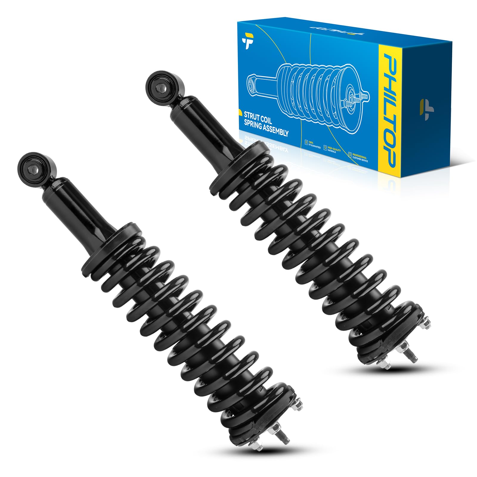 Philtop Front Complete Struts Shock Absorber Fits For Toyota Tacoma 1995 1996 1997 1998 1999 2000 2001 2002 2003 2004 171352L 17