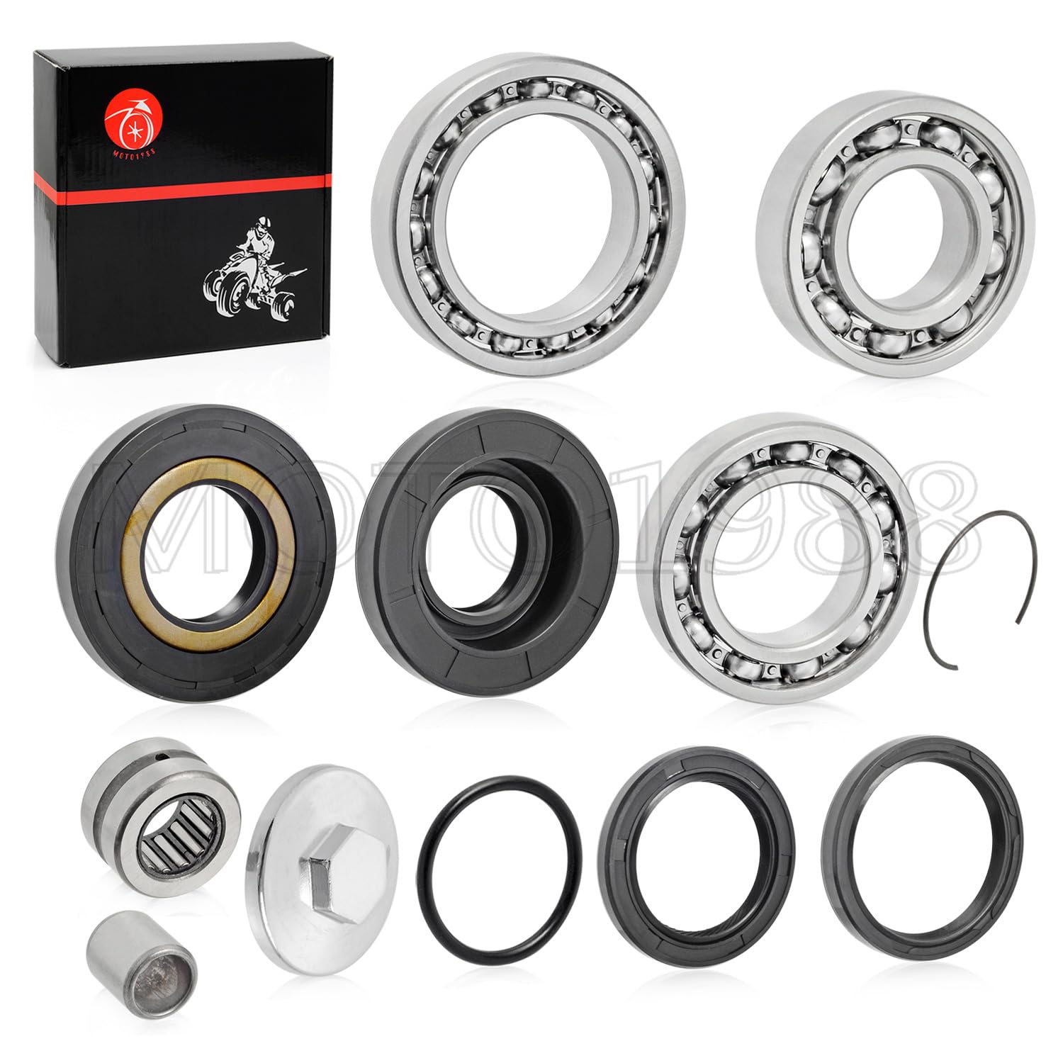 Rear Differential Bearing And Seal Kit For Honda Rancher 350 Trx350 Te/Tm/Fe/Fm Es S Rancher 420 Trx420Fa Fga 2000-2007