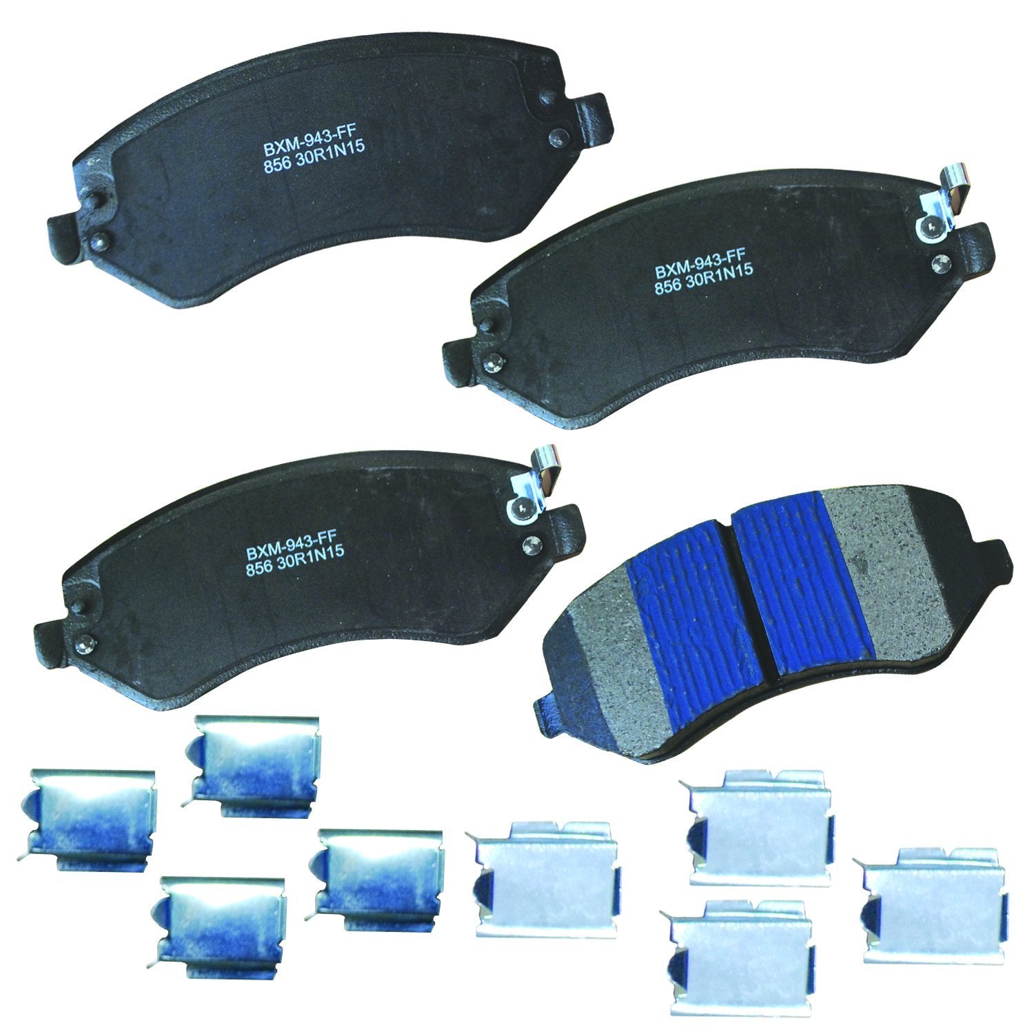 Bendix Premium Sbm856 Semi-Metallic Front Brake Pads For Chrysler Town & Country 2007-2003, Voyager 2008-2001, Dodge Caravan 200