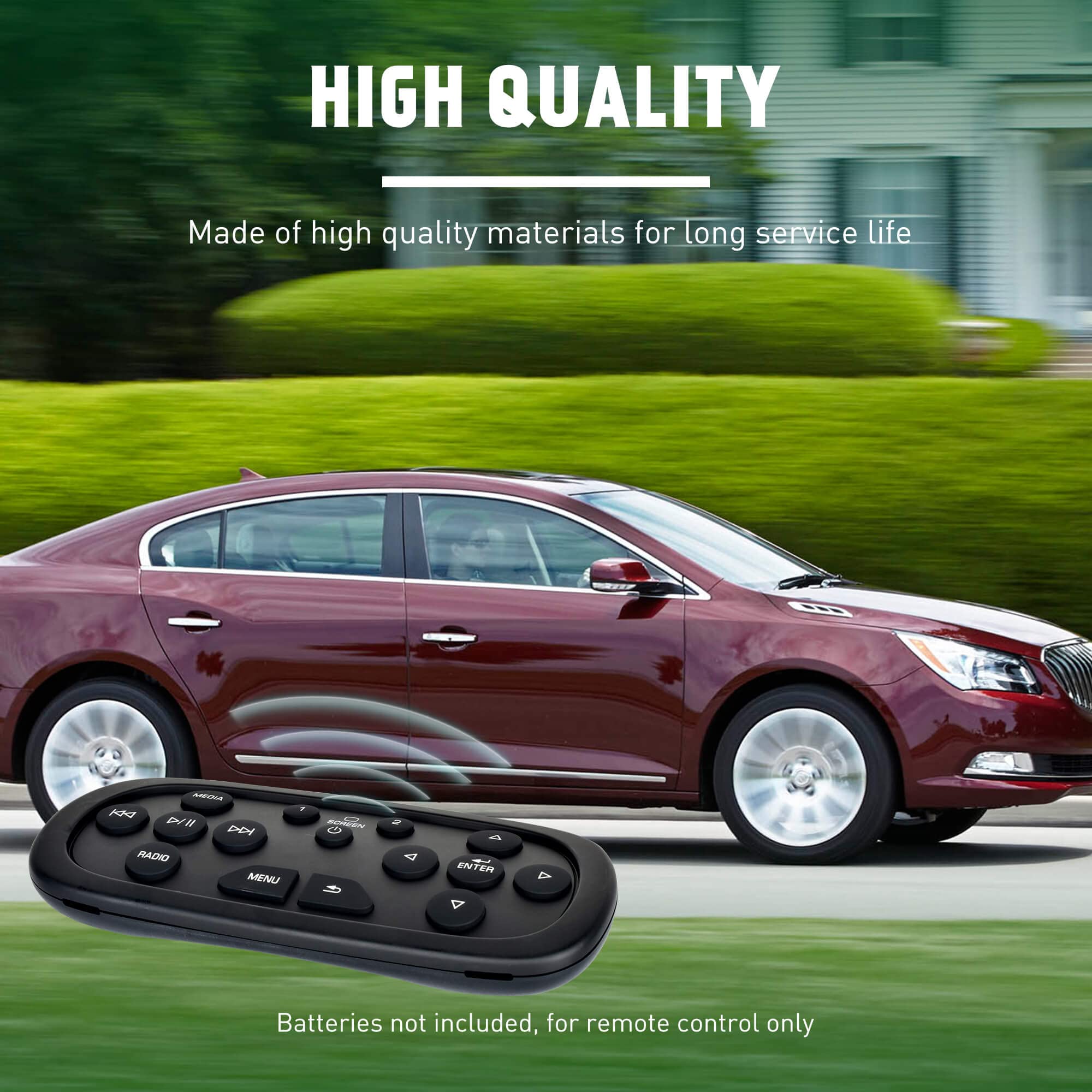 Ximaka 84012997 Rear Overhead Consoles Dvd Entertainment Remote Control Replacement For 2014-2020 Chevy Silverado/Suburban/Tahoe