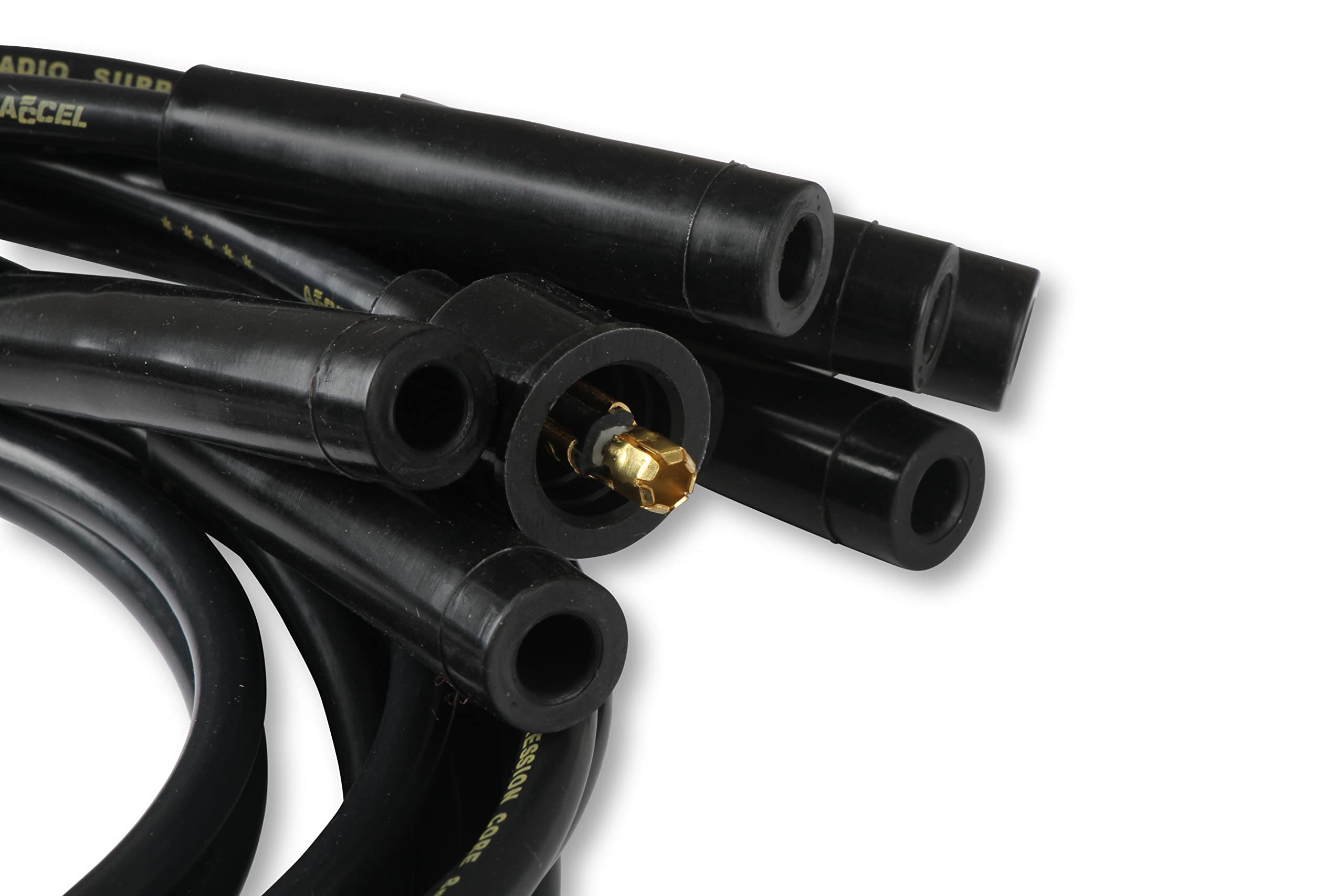 Accel Acc 4040K Superstock 8Mm 4000 Series Black Graphite Spark Plug Wire Set