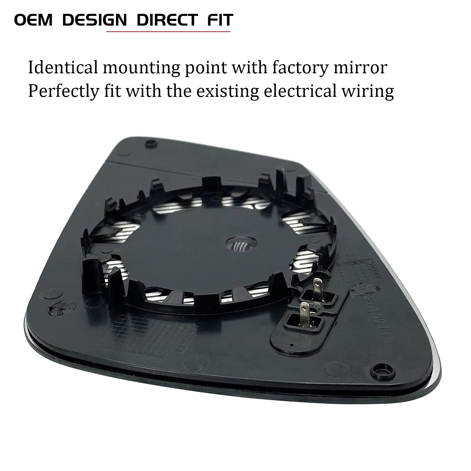 Passenger Right Side Mirror Replacement for BMW 228i 320i 328i 330i 335i 428i 430i 435i 440i 535i 550i 640i i3 M2 M3 M4 M5 M6 X1