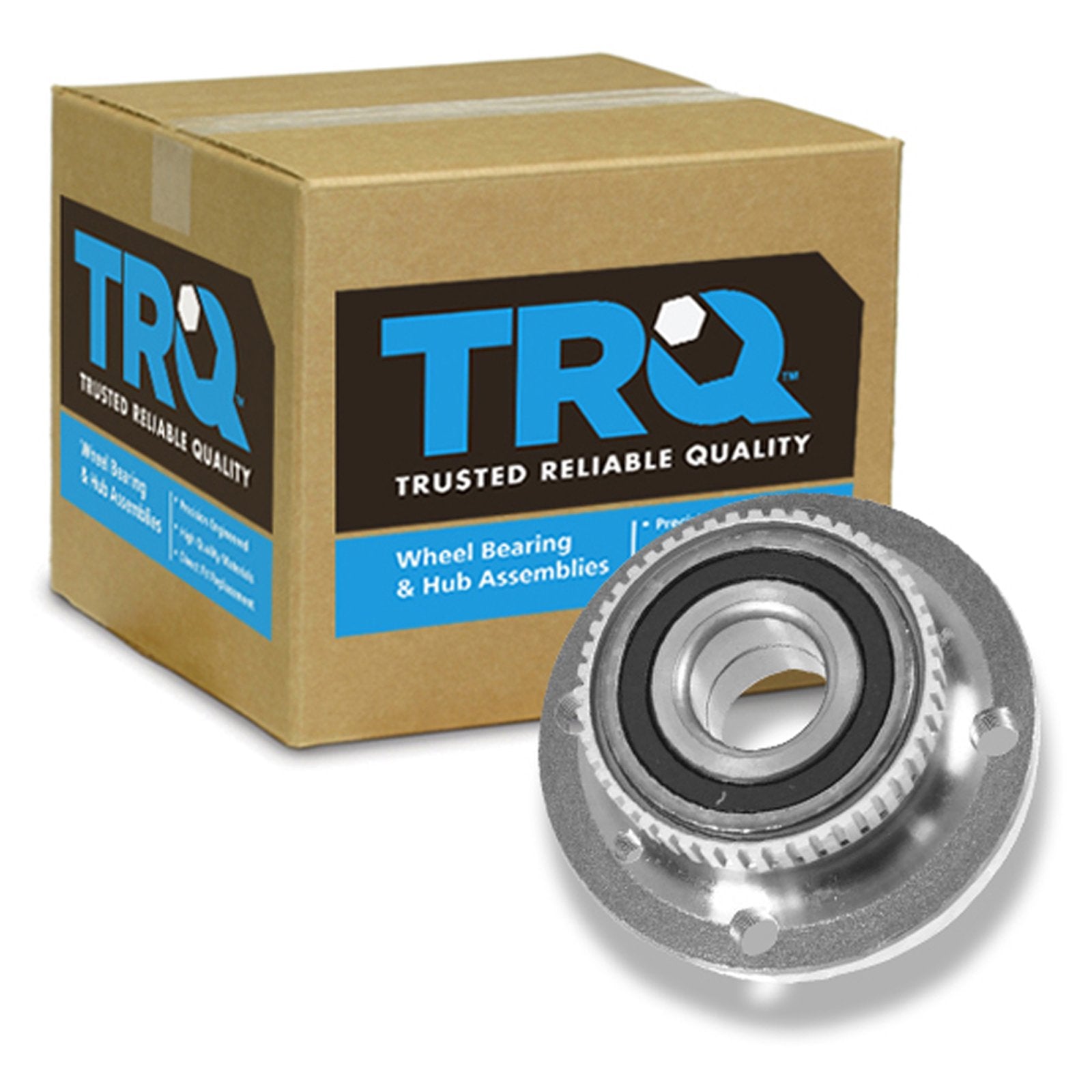 Trq Front Left Right Wheel Hub Bearing Assembly Driver Passenger Side Compatible With 1984-1991 Bmw 318I 1991 318Is 1986-1988 32