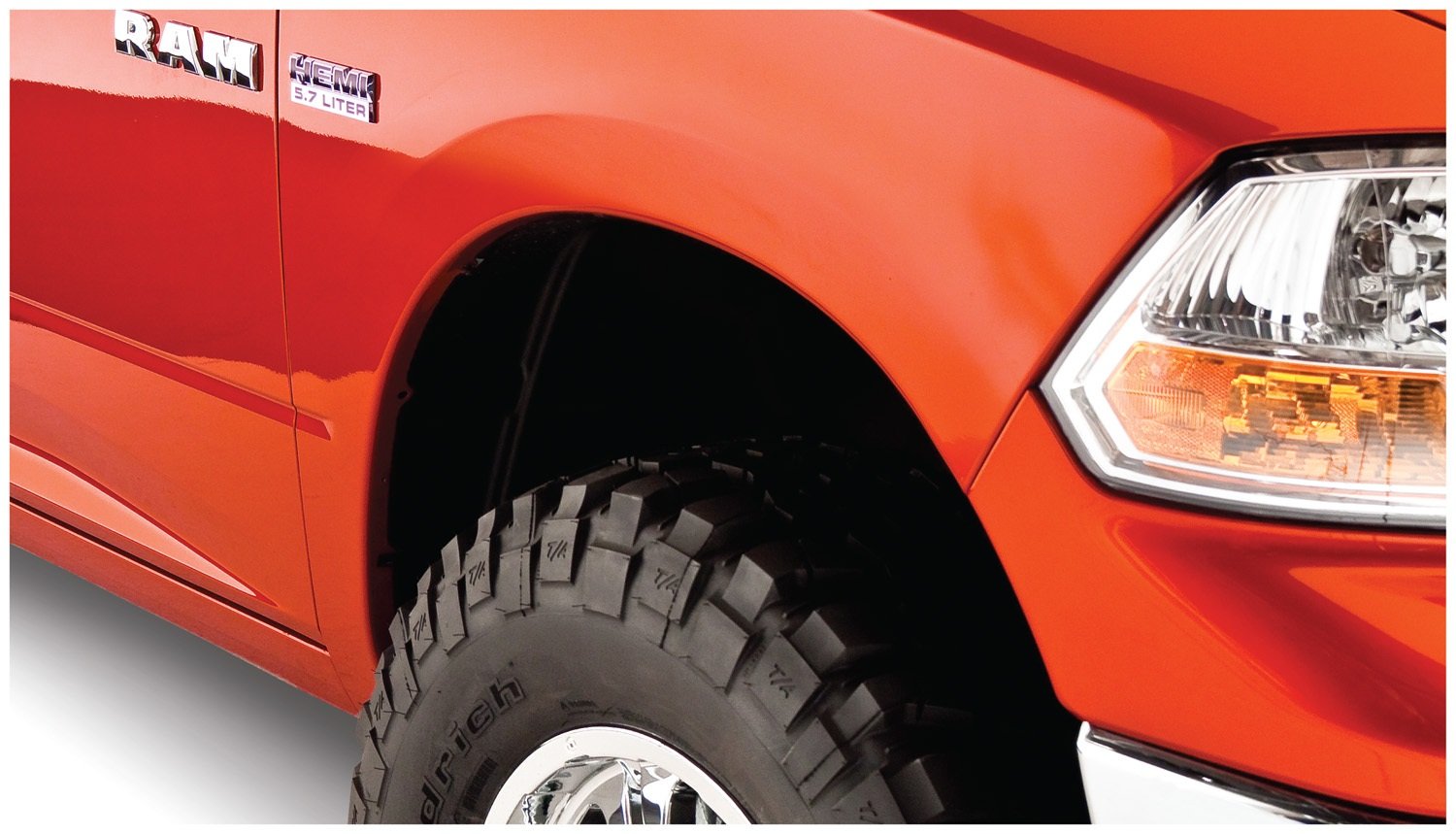 Bushwacker 50914-02 Extend-A-Fender Fender Flares 4Pc. Set Fits 2009-2021 (Classic) Ram 1500 (Excludes R/T & Rebel)