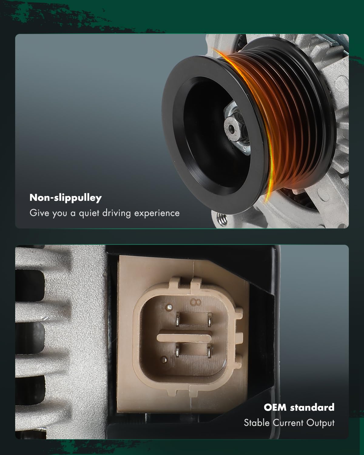 SCITOO High Output Alternator 150Amp Replacement New for Toyota for Sequoia 2008-2022,for Toyota for Tundra 2007-2021 4.6L 5.7L