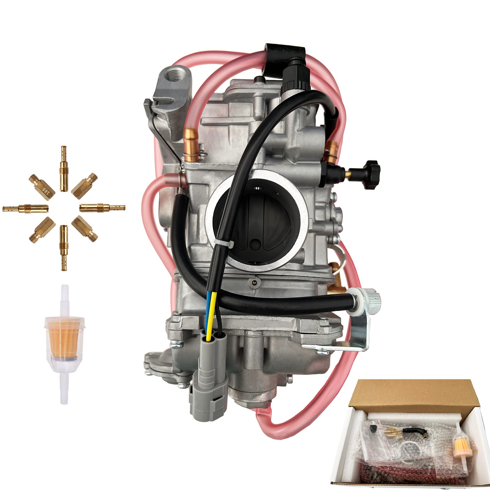 Svkzgfz Carburetor For Yamaha Yfz450 Yz450F (2004-2009) Yz400F Wr450F Wr426F Wr400F Fcr Mx 39Mm Atv Quad Carb