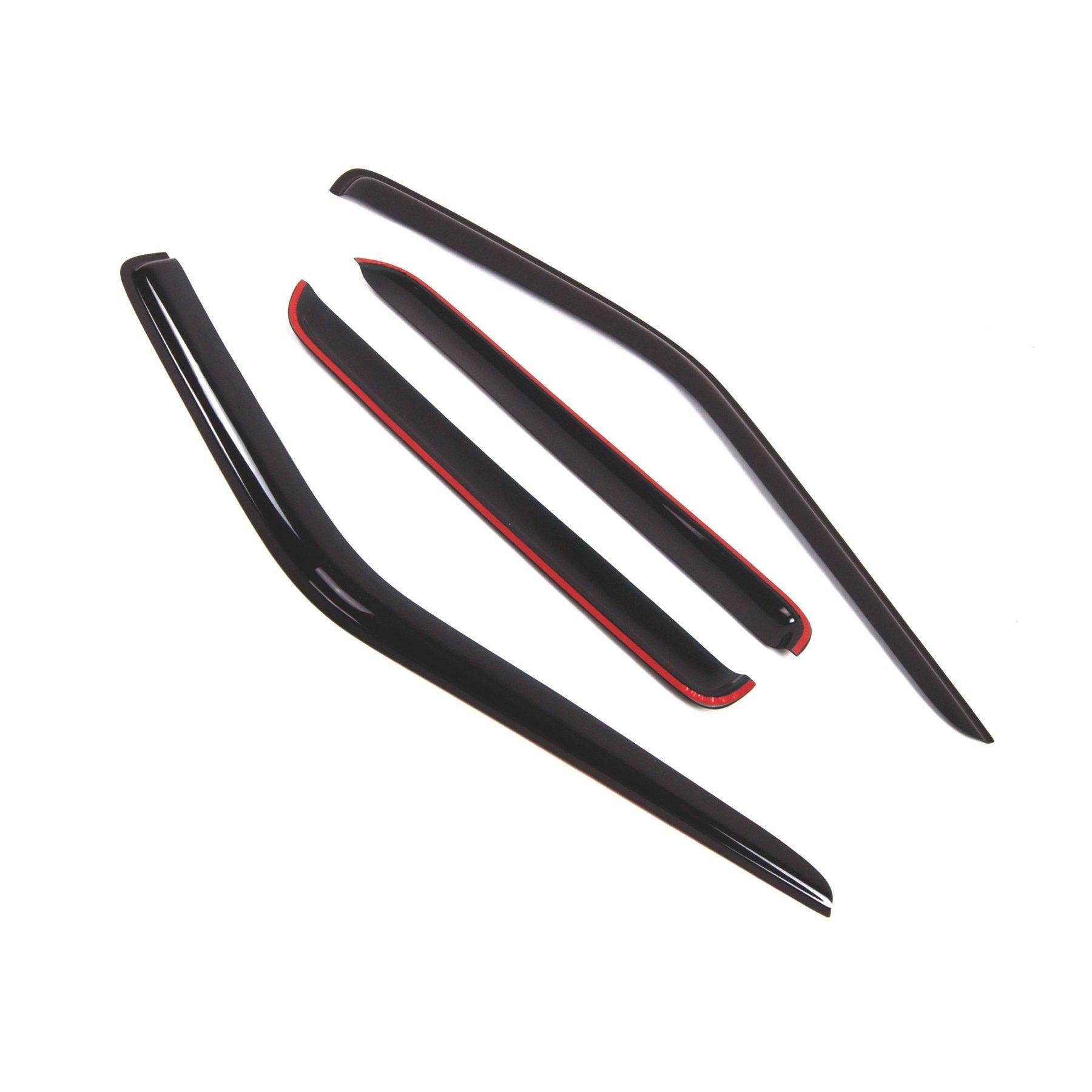 Tuningpros Outside Mount Window Vent Visors Rain Guards Compatible With Infiniti Qx4 1997-2004 | Side Window Wind Deflectors Rai