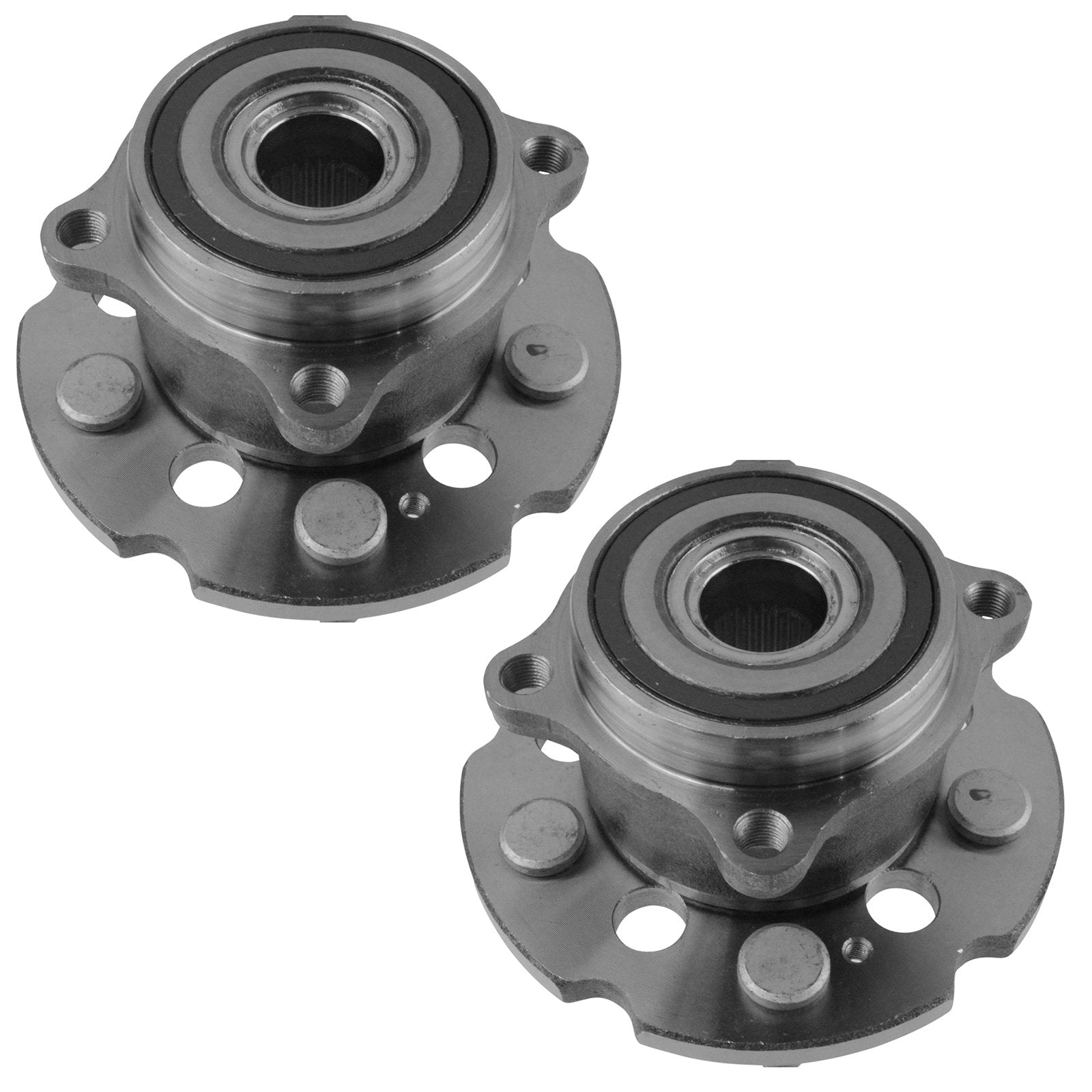 Trq Rear Wheel Hub Bearings Assembly Set Compatible With 2007-2013 Acura Mdx 2010-2013 Zdx 2009-2015 Honda Pilot