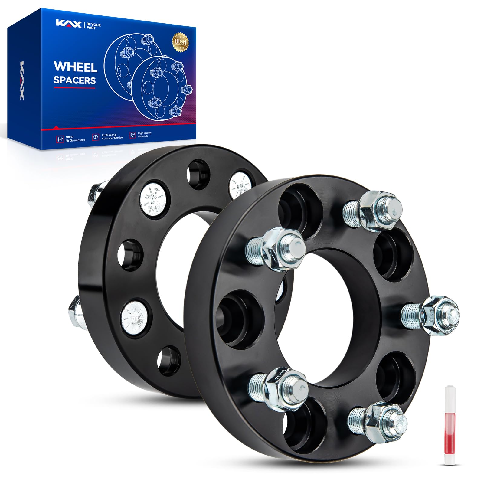 Kax 5X115 Wheel Spacers,1 Inch 5 Lug Centric Wheel Spacers Fit For Charger, 300, Challenger, Magnum With M14X1.5 Studs 71.5Mm Hu