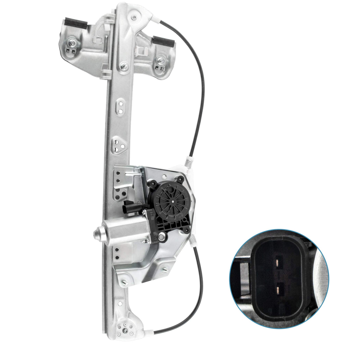 Boxi 19244838 741-583 Rear Left Driver Side Power Window Regulator And Motor Assembly Fit For Cadillac Deville 2000 2001 2002 20