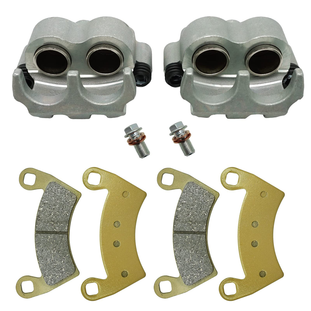 M Mati Rear Left Right Brake Caliper Pads For Polaris Rzr 1000 Xp, Rzr Turbo, Rzr Rs1, Rzr 900 4-Seater 1912141 1912142 1912478 1912479