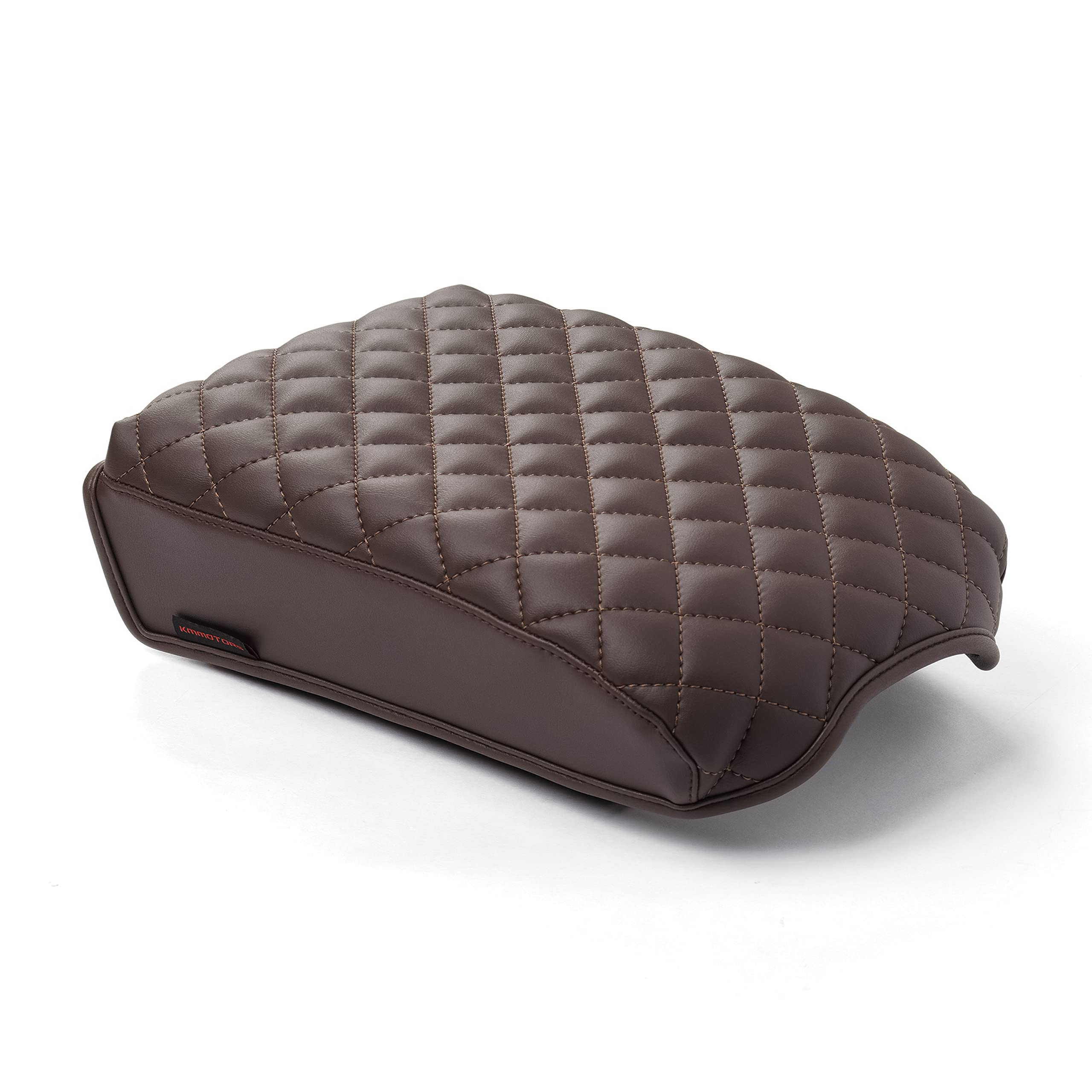 Kmmotors Telluride Console Cover, Armrest Cushion, Vegan Leather, Console Lid Protector, Anti-Scratch(Brown)