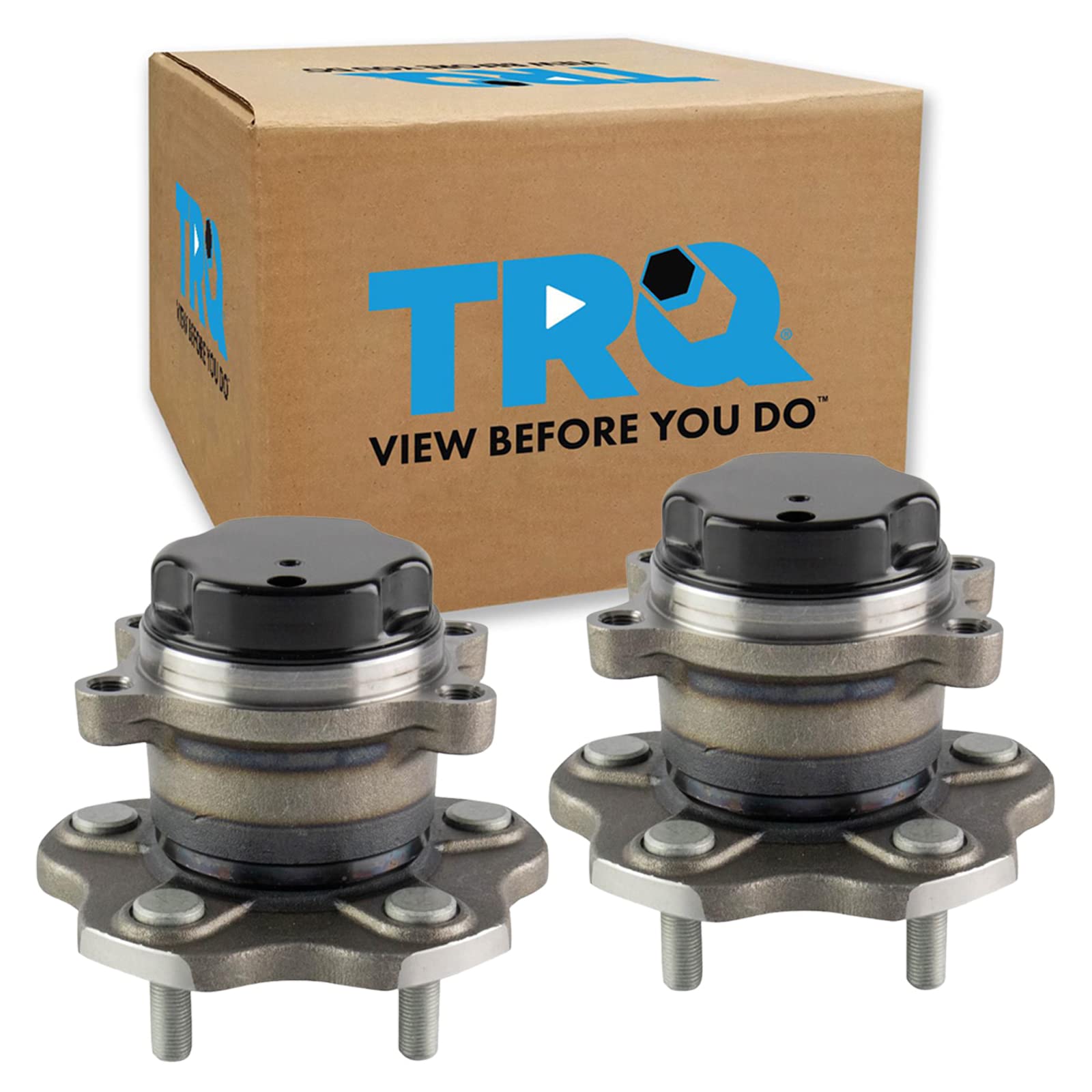 Trq Rear Wheel Hub Bearings Assembly Set Compatible With 2015-2018 Chevrolet City Express 2013-2019 Nissan Nv200