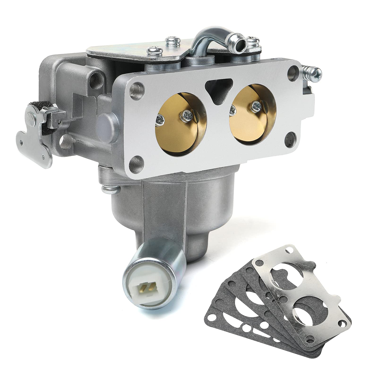 Canzilla 796227 Carburetor Compatible With Bs V-Twin Engine, Carb Replacement With Gasket For Lawn Mower Fits 407777 40N877 40R877 445677 445877 44L777 44M777 44P777 44R677 Tractor Motor
