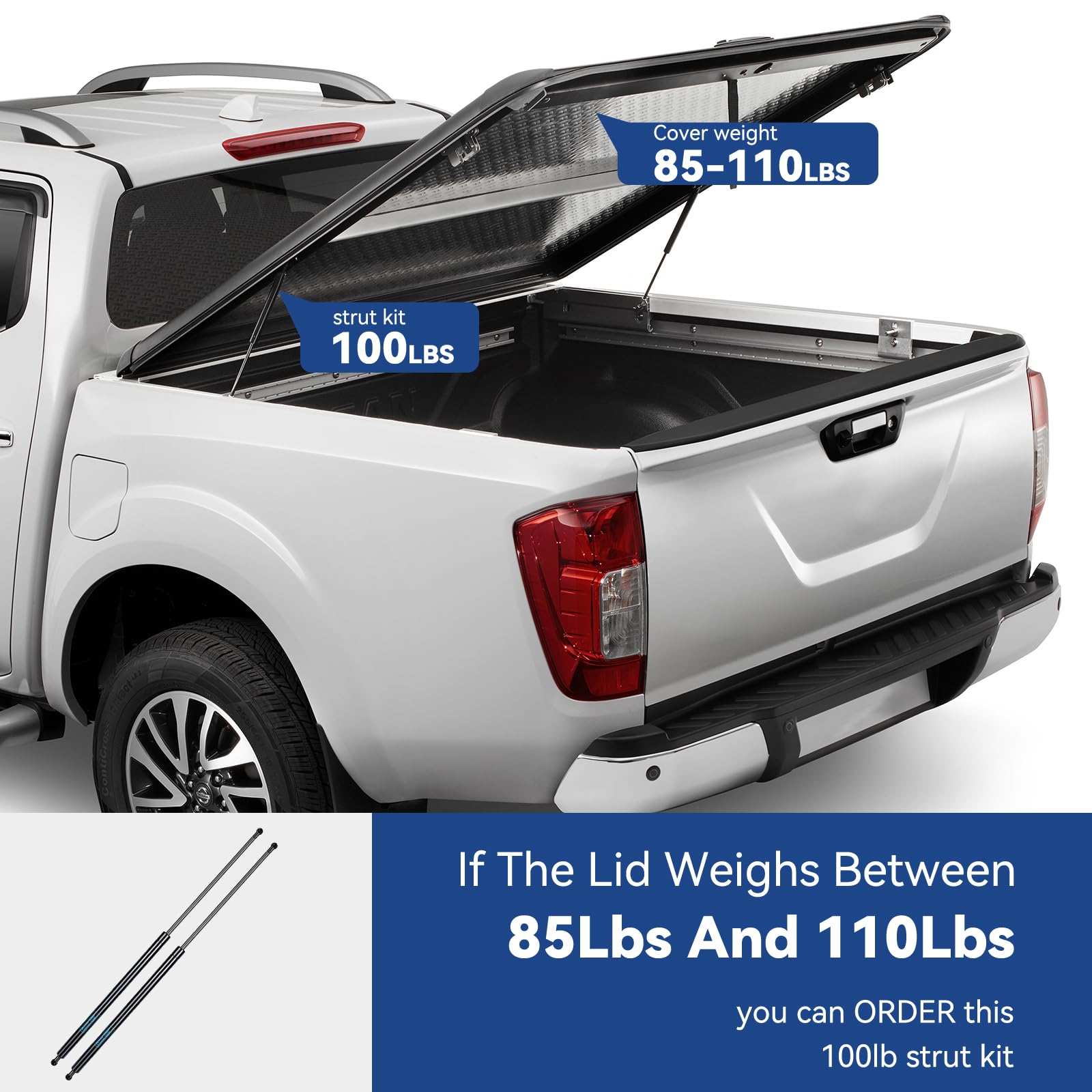 Arana Se244P110Ez10 Gas Struts 24 Inch 100Lb/445N, Se24Other110 24 '' Spring Shocks Lift Support For Heavy-Duty Truck Tonneau Co