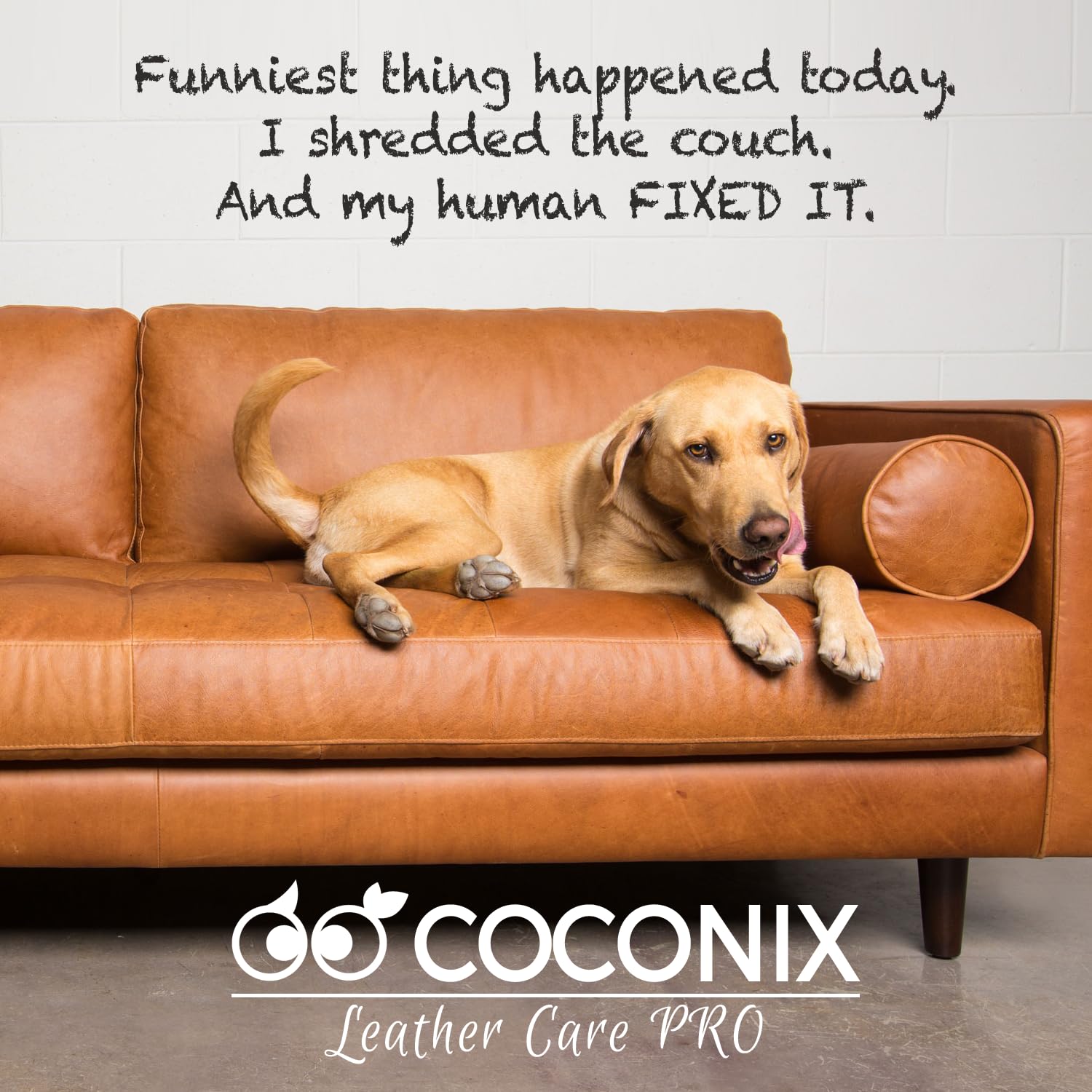 COCONIX Black Leather Repair Kit - Vinyl & Upholstery Repair for Couches, Car Seats & Furniture - Fix Tears & Burn Holes