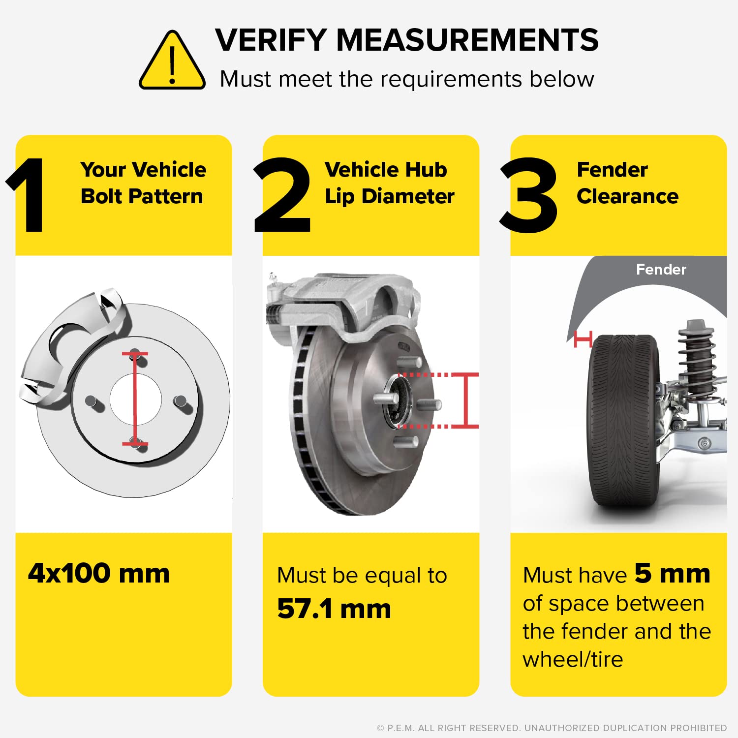 Stancemagic - 2Pcs 5Mm 4X100 Hubcentric Wheel Spacers Compatible With E30 Bmw 318I 325I 325E Vw Golf Jetta Audi 4000 (57.1)