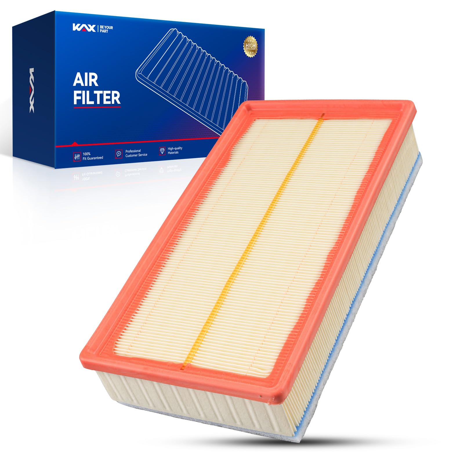 KAX Engine Air Filter, CA12293 Replacement for Volkswagen Atlas 2018 2019 2020 2021 2022 2023 2024, Atlas Cross Sport 2020-2024