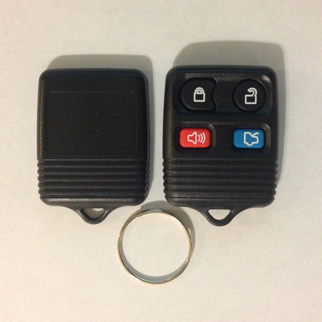 Ri-Key Security - New Replacement Alarm Remote Shell Pad Button For Ford Focus 2000-2009 Keyless Key 4 Button Fob Case.