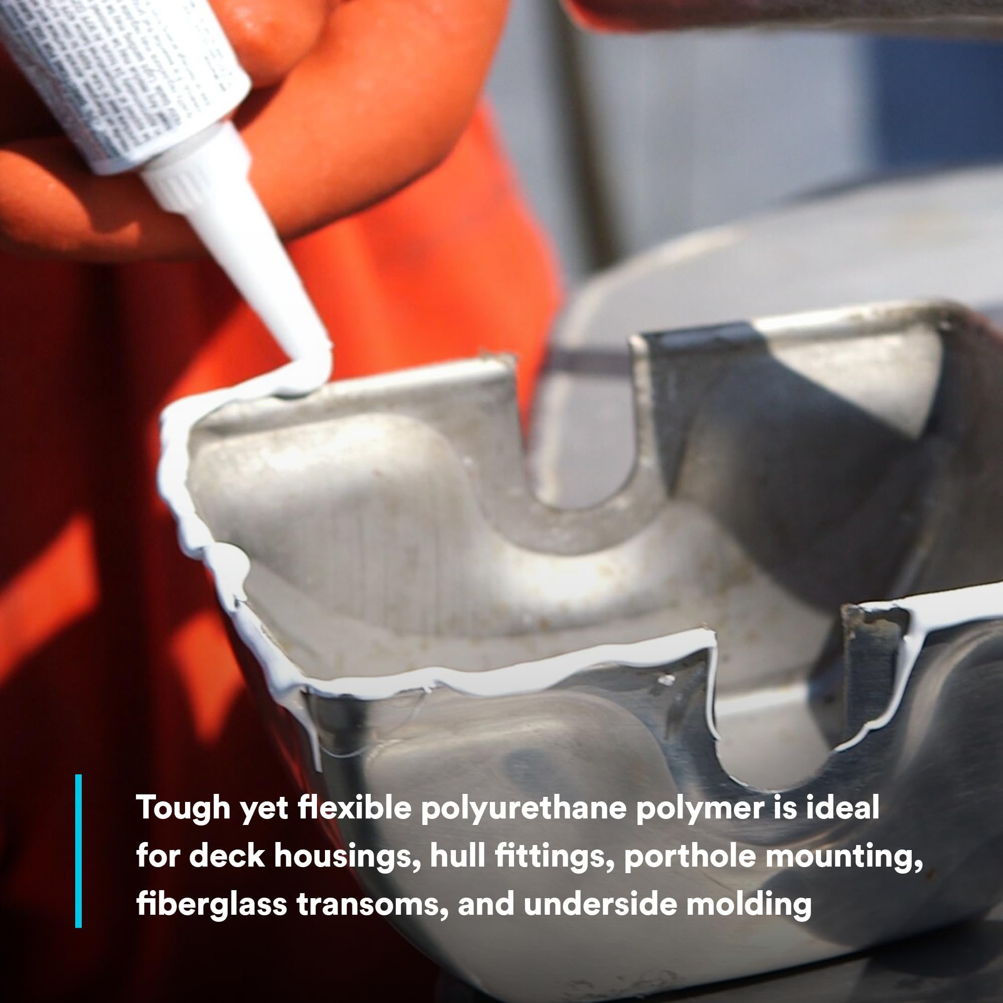 3M Marine Adhesive Sealant 5200 (05203) Permanent Bonding And Sealing For Boats And Rvs Above And Below The Waterline Waterproof