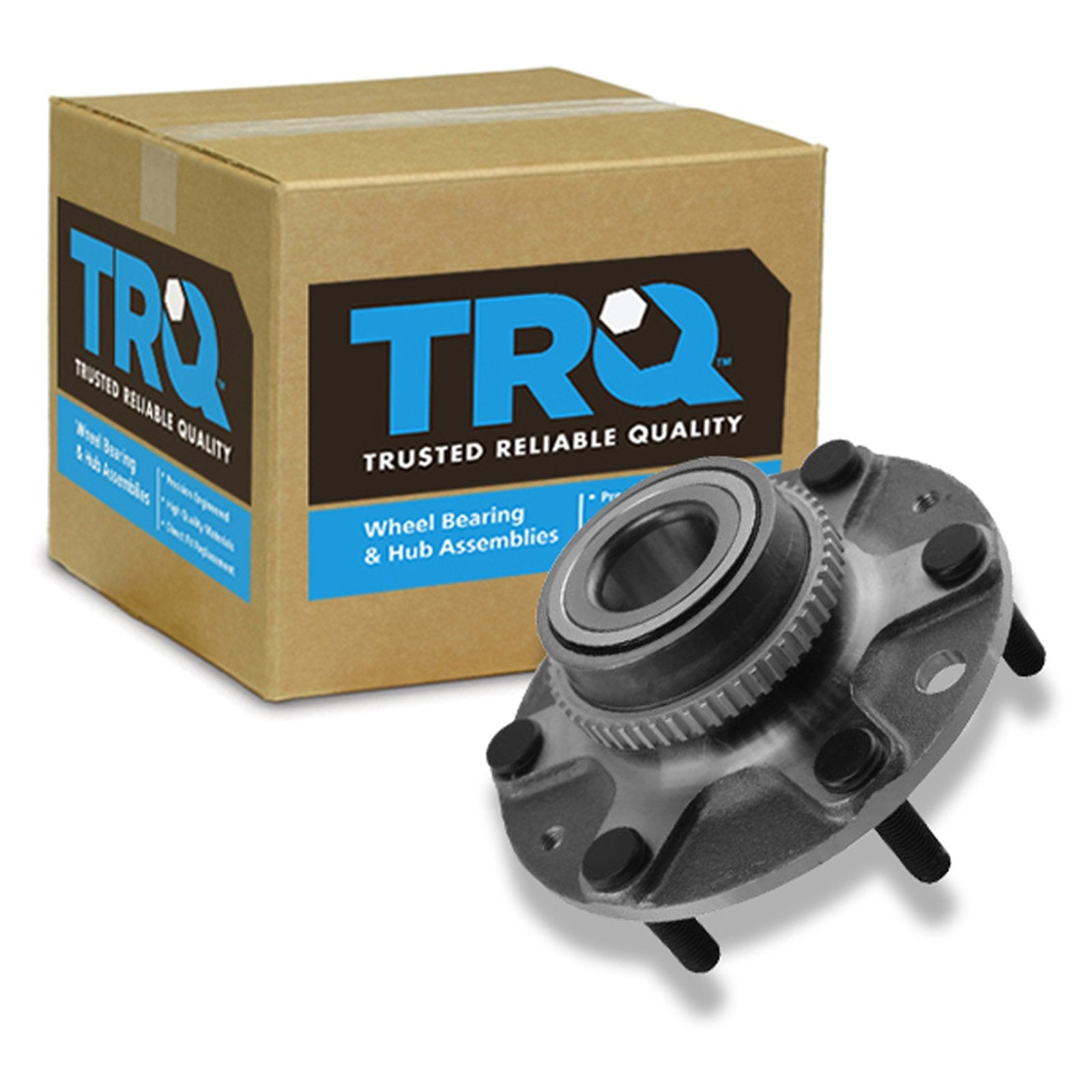 Trq Rear Wheel Bearing & Hub Assembly With Abs Sensor Compatible With 2007-2008 Hyundai Entourage 2006-2014 Kia Sedona