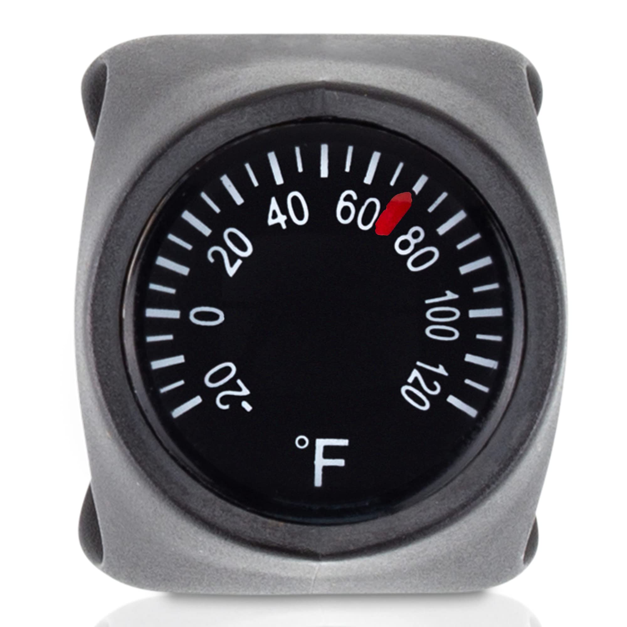 Sun Company Clip-on Bike Thermometer | Bicycle Handlebar Temperature Gauge and Cycling Accessory | Rugged Handle Bar Thermometer