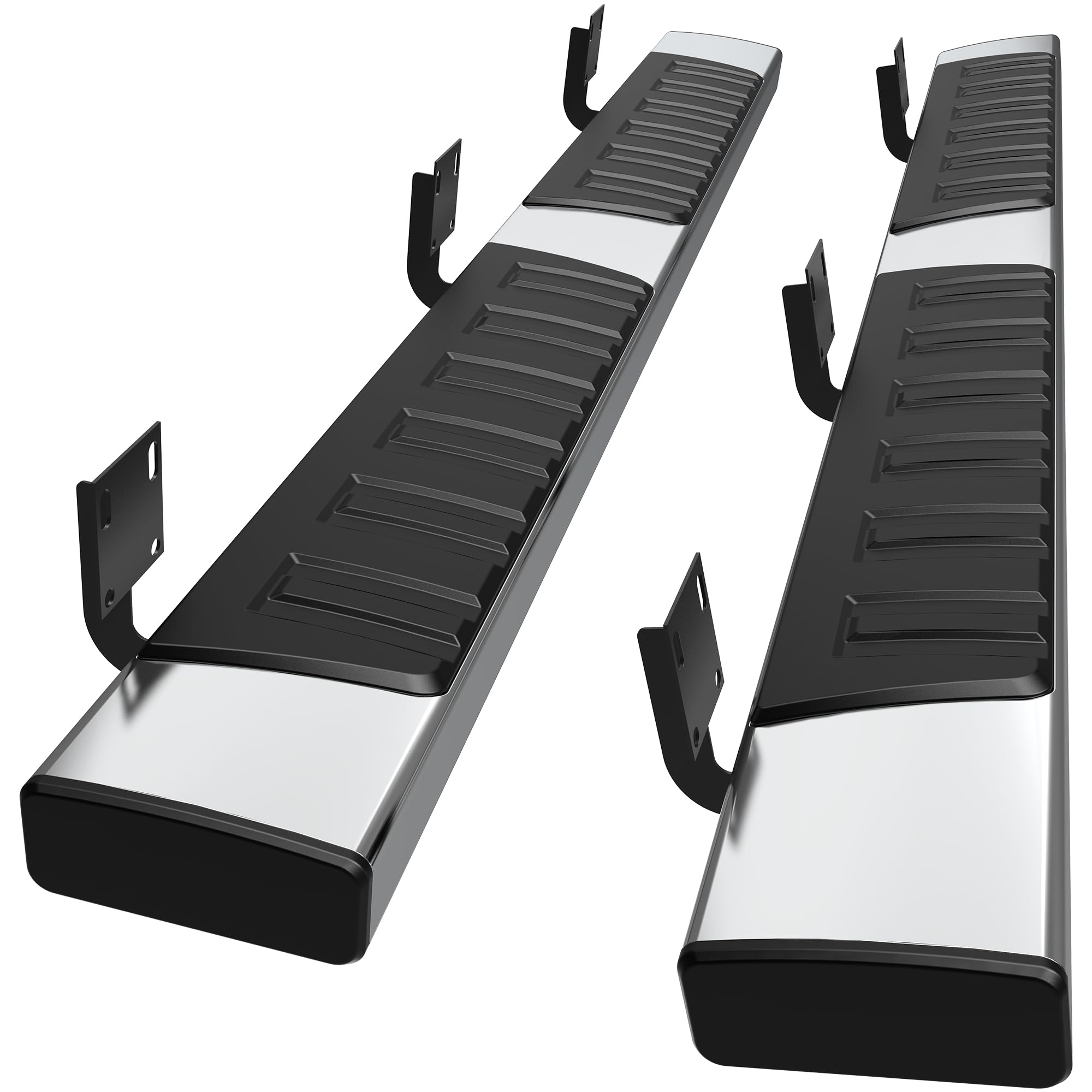 6.5 Inches Running Boards & Steps Compatible with 1999-2016 Ford F-250 F-350 Crew Cab, A Pair Side Steps for Ford Crew Cab, Step
