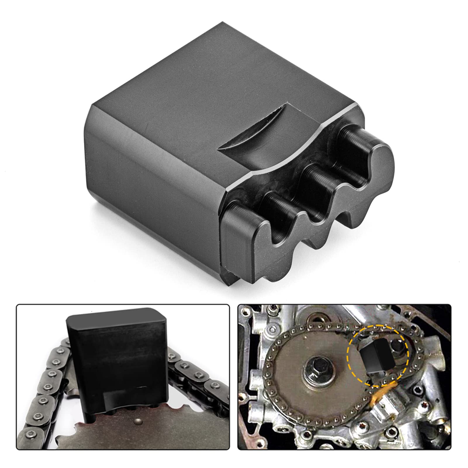 Mofun Cam Sprocket Locking Tool Compatible with Harley 2006 Dyna Models and All 2007-Present Twin Cam Models