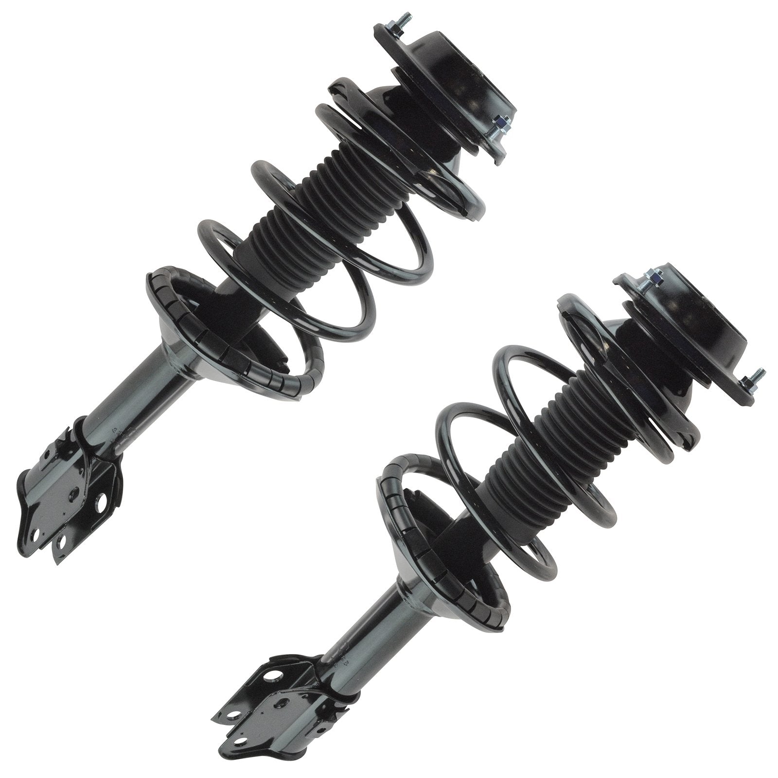 Trq Front Strut & Coil Spring Assembly Set Driver & Passenger Sides Compatible With 98-02 Subaru Forester