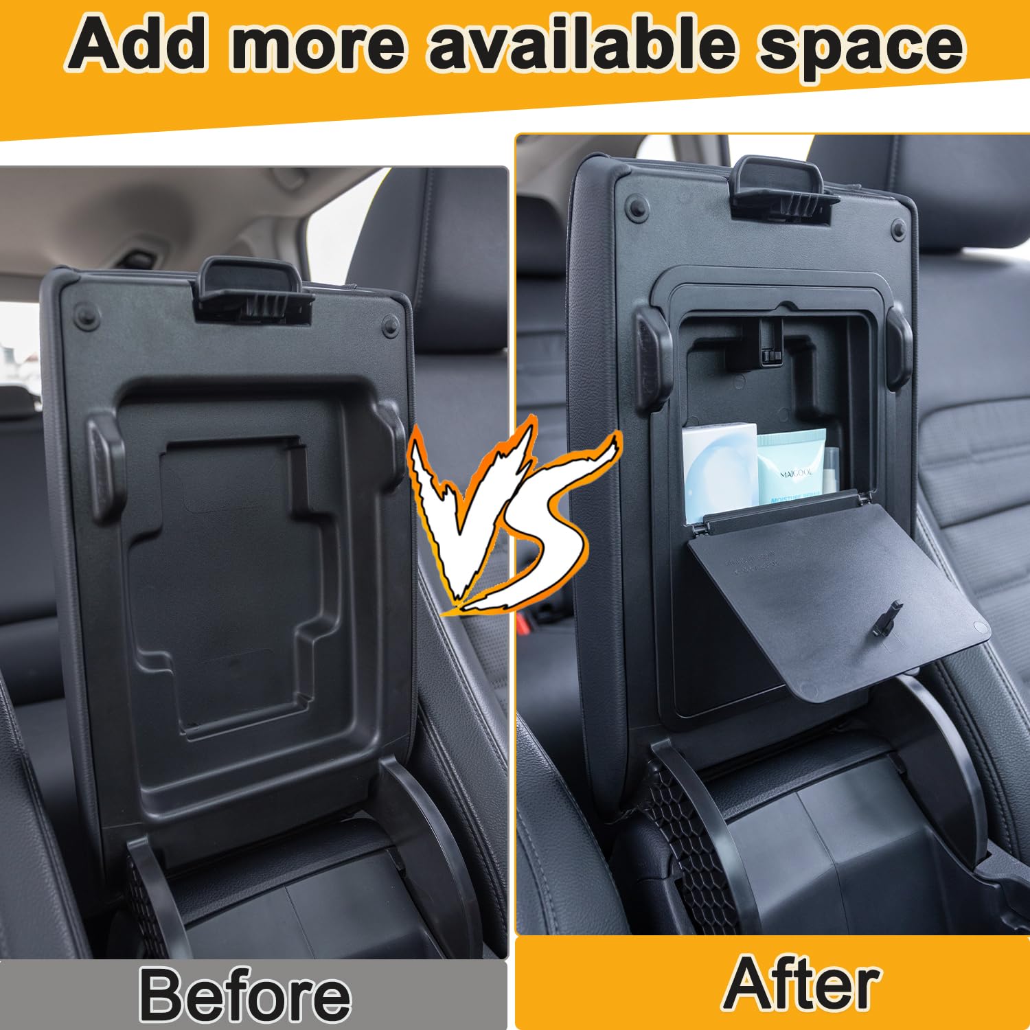 Pimcar 3-Piece Center Console Organizer Set For 2023-2025 Honda Cr-V & Cr-V Hybrid - Custom Fit Armrest Tray, Console Tray And H