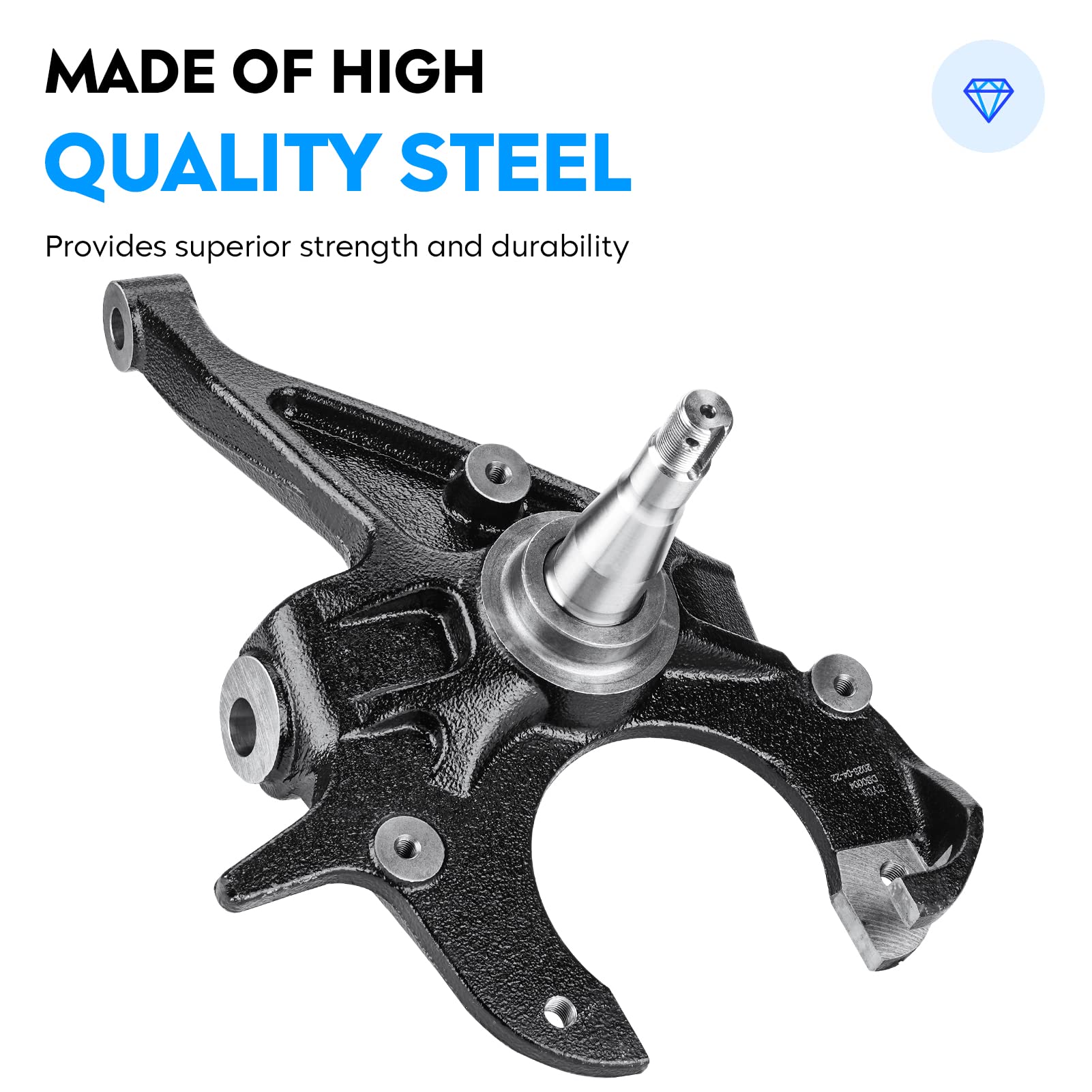 2'' Drop Lowering Spindles Steering Knuckle for Chevy S10 1982-2004, Blazer 1983-1994, GMC S15 1983-1990 Fits 2WD Vehicles Only