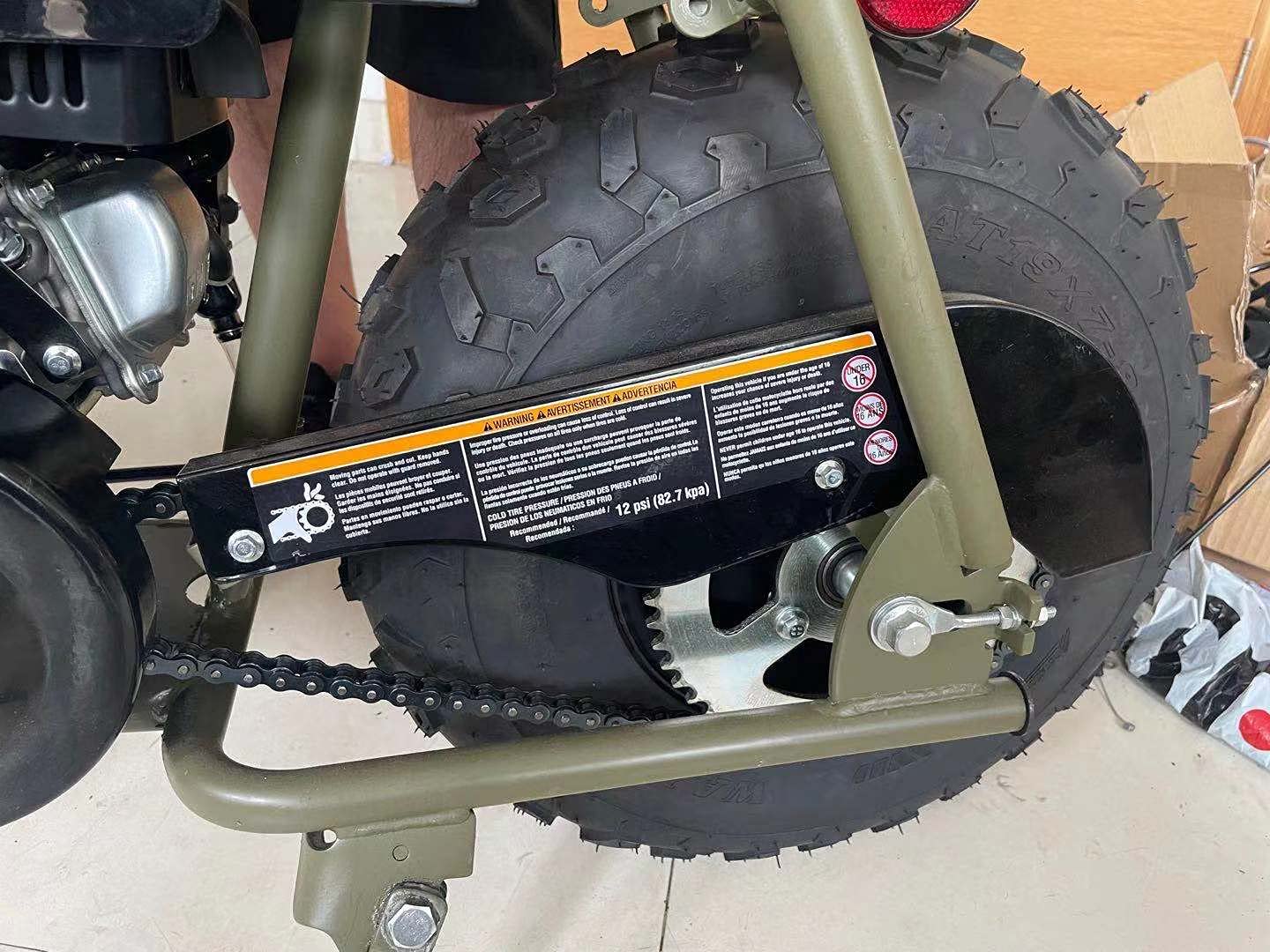 Fvrito 15Mm Chain Tensioner Adjuster For 196Cc 6.5Hp Massimo Mb200 Baja Warrior Mb165 Mb200 Coleman Ct200U Trail Motovox Mbx10 Mbx11 Mini Bike 50Cc-125Cc Crf50 Xr70 Ct70 Atv Pit Dirt Bike Motorcycle