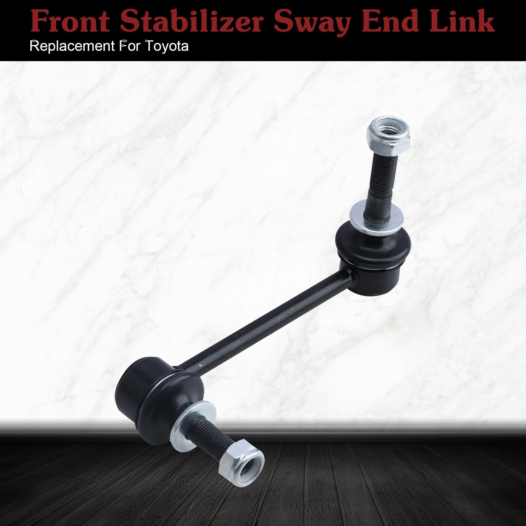 Stiueoav K90683 K90677 Sway Bar Link - Front Stabilizer End Link Compatible With 2003-2009 Lexus Gx470?2003-2021 Toyota 4Runner?