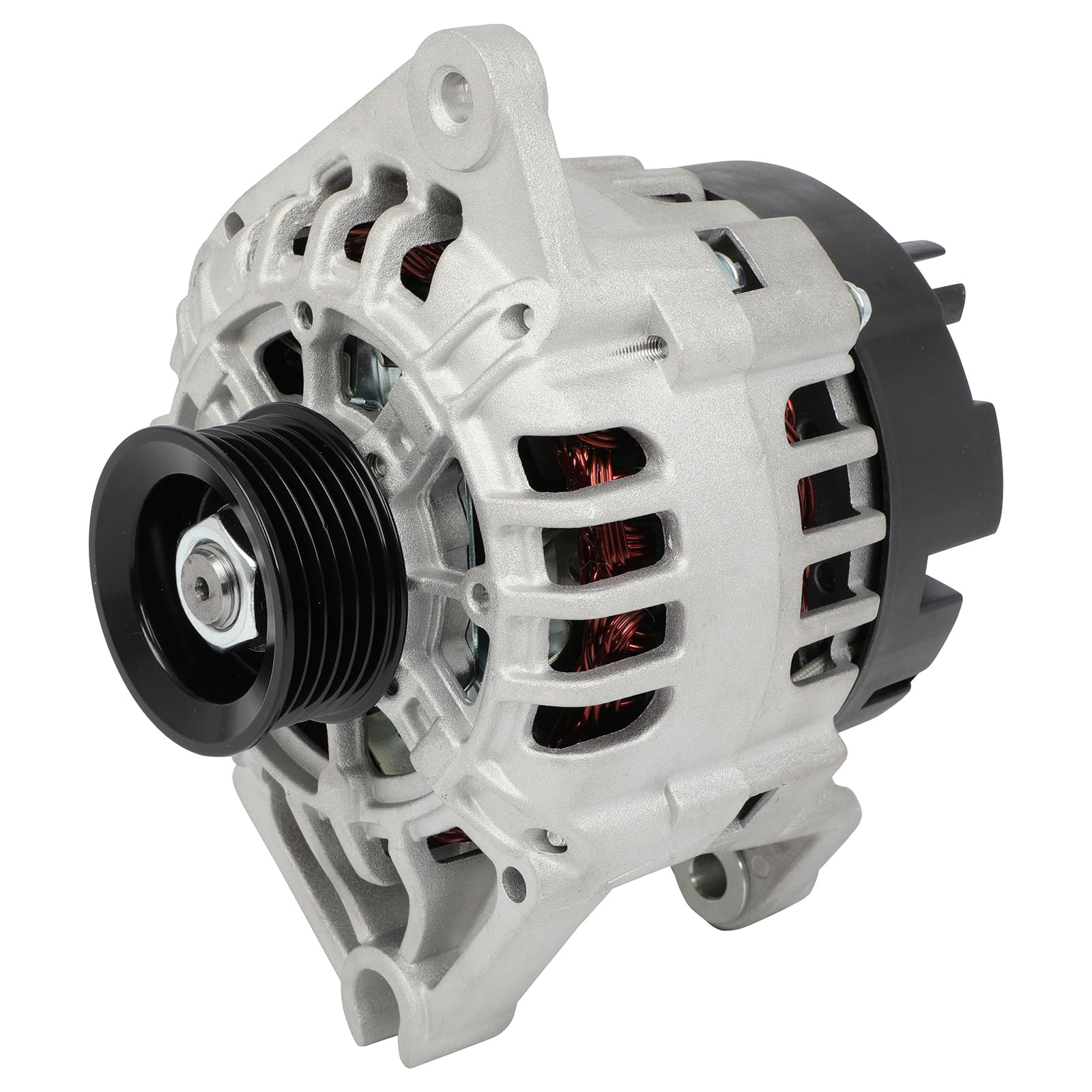 SCITOO Alternator Fit for VETUS P 4.42 multiple years,FOR FIAT LCV - EUROPE FOR Ducato 11 (02-10) 12V 95Amp CW S6 Pulley Class 2