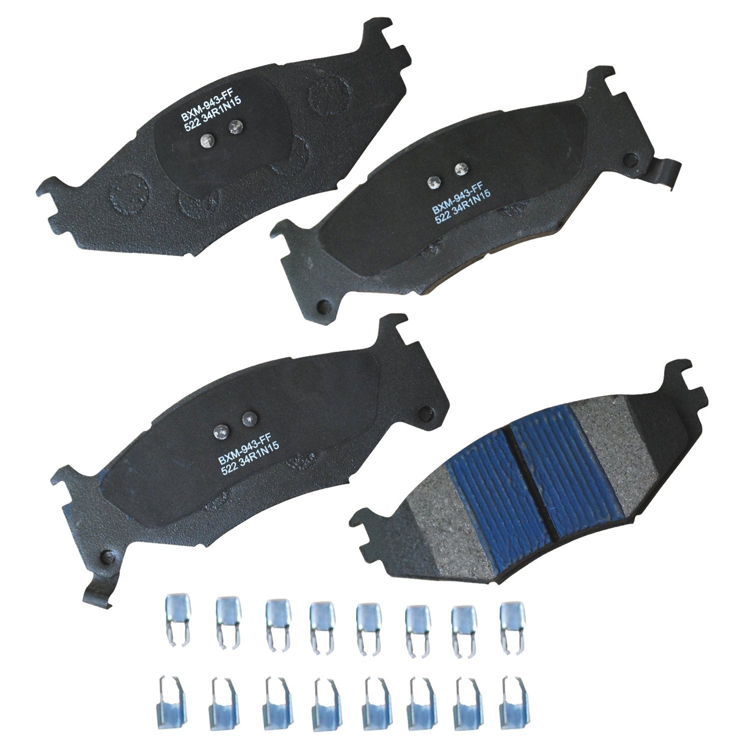 Bendix Premium Sbm522 Semi-Metallic Front Brake Pads For Select Models Chrysler Daytona, Grand Voyager, Lebaron, Phantom, Spirit